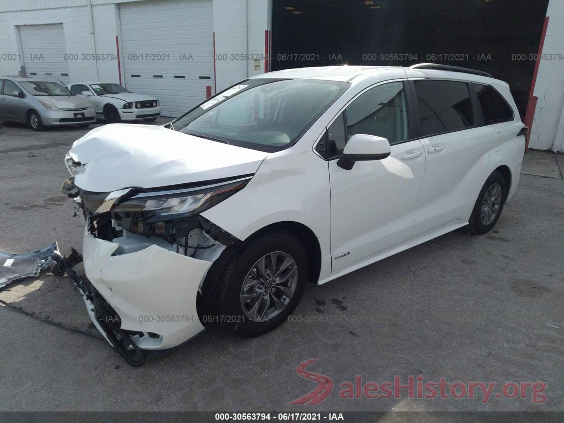 5TDKRKEC3MS035678 2021 TOYOTA SIENNA