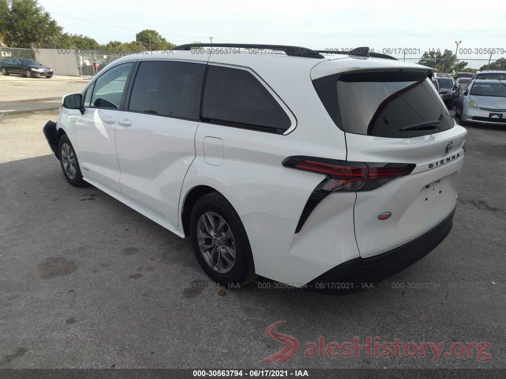 5TDKRKEC3MS035678 2021 TOYOTA SIENNA