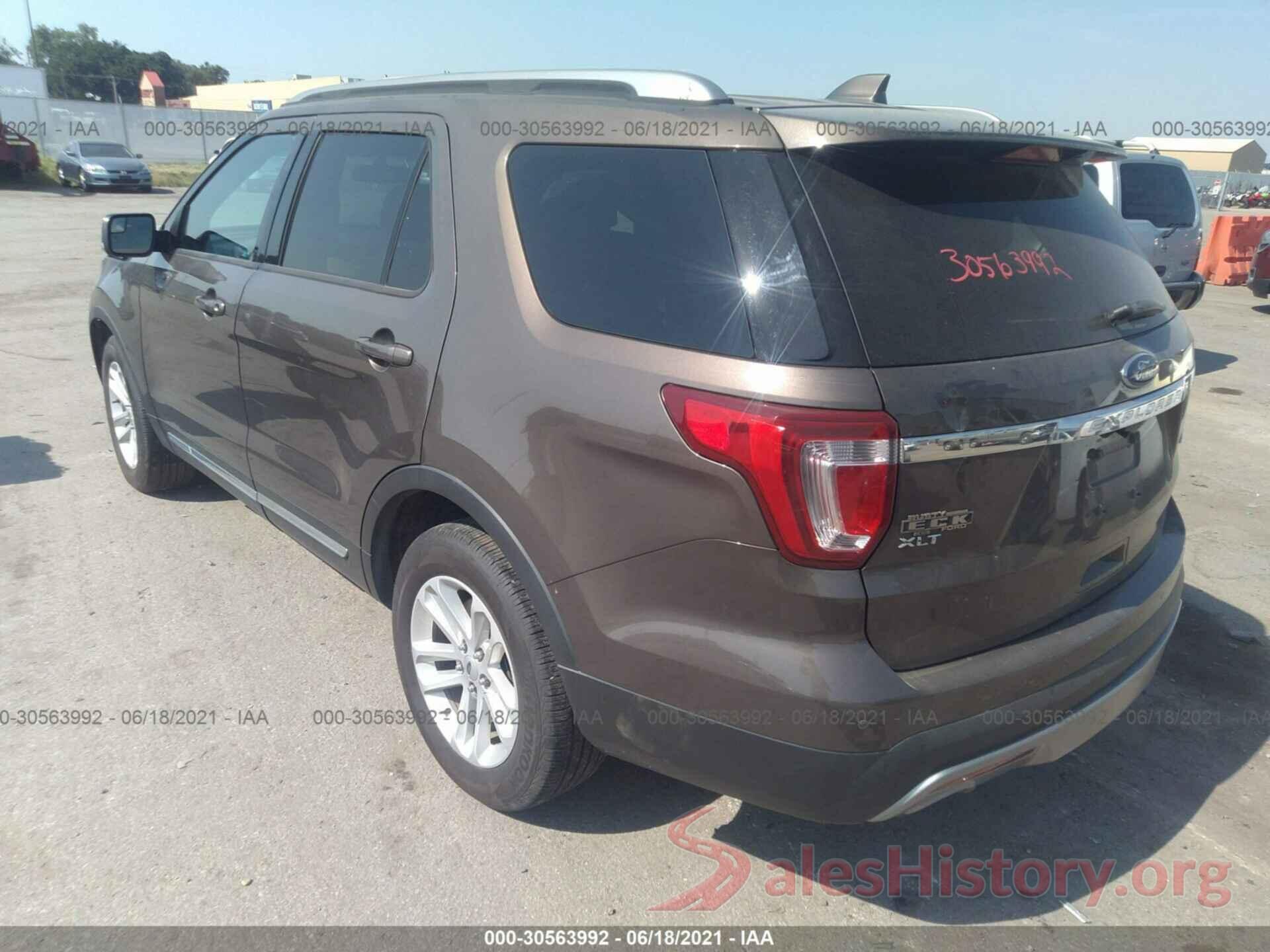 1FM5K7D80GGB72289 2016 FORD EXPLORER