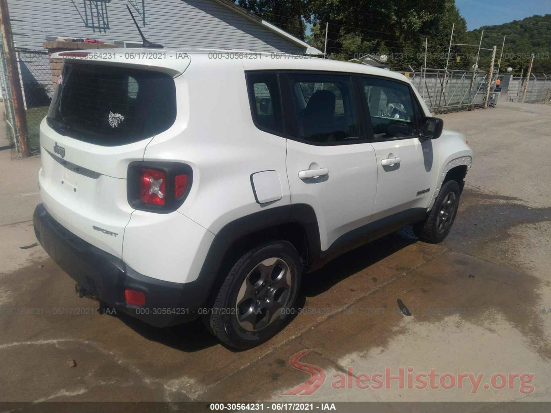 ZACCJBAT7GPC70068 2016 JEEP RENEGADE