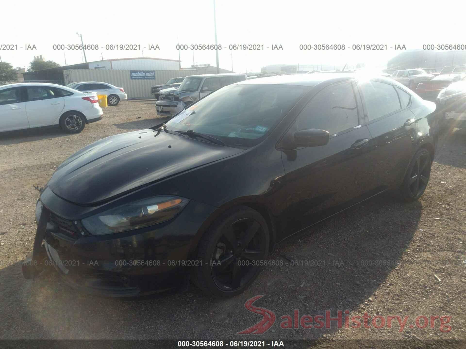 1C3CDFBB2GD539763 2016 DODGE DART