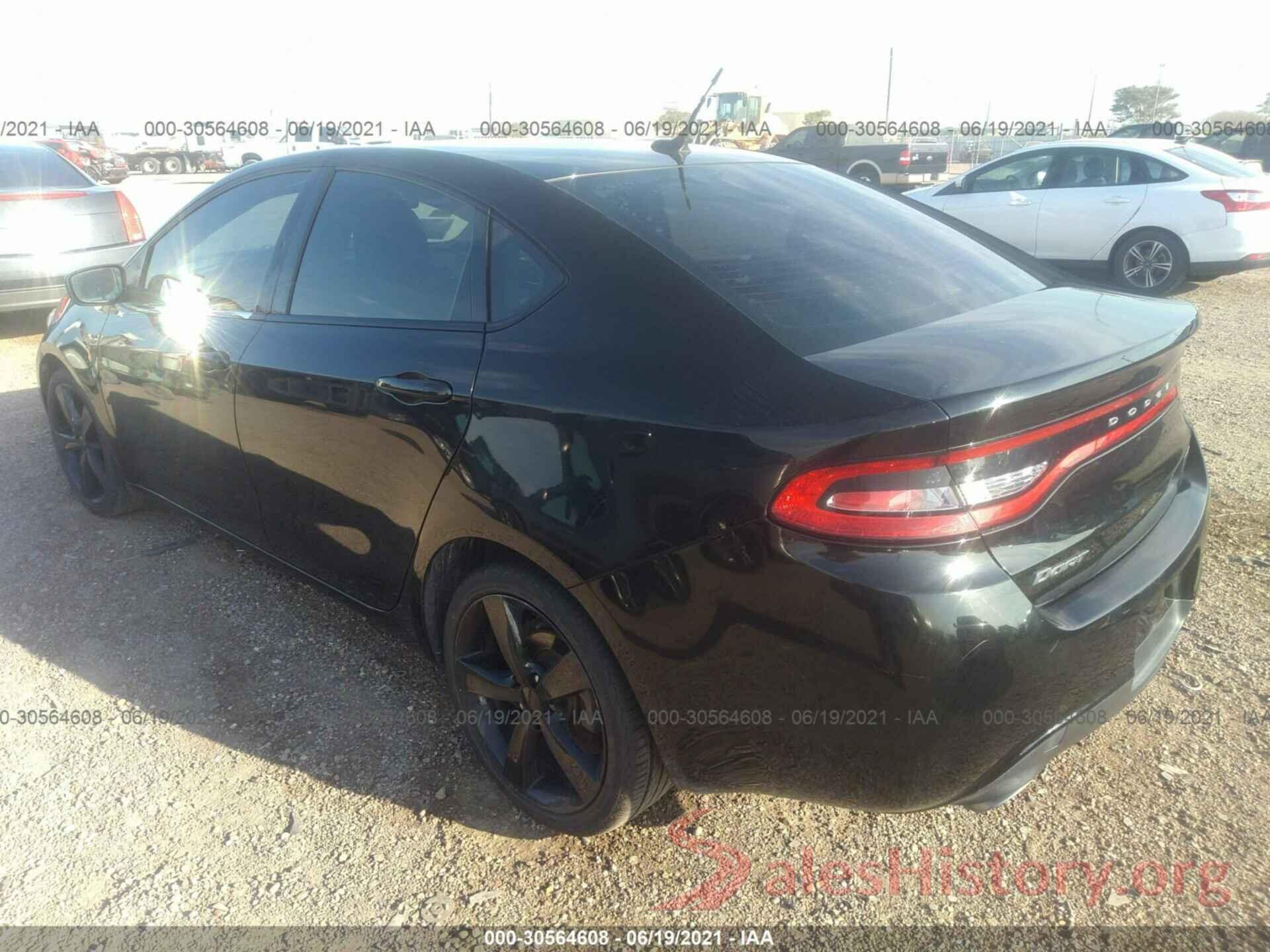 1C3CDFBB2GD539763 2016 DODGE DART