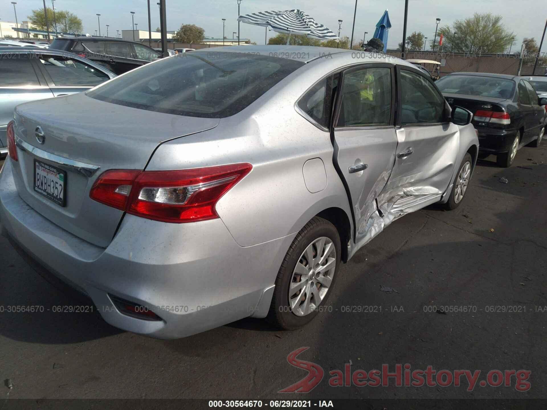 3N1AB7AP3HY223494 2017 NISSAN SENTRA