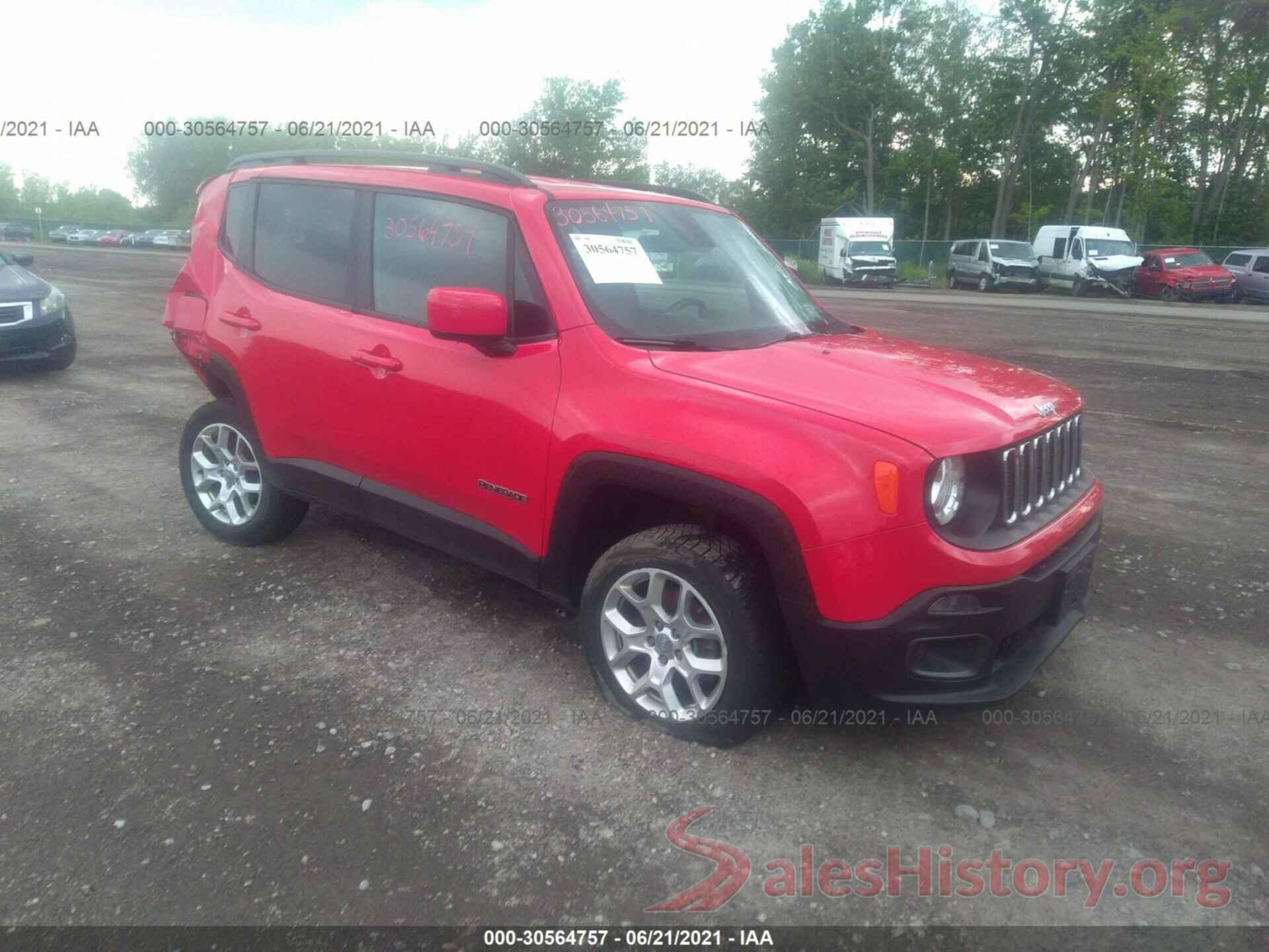 ZACCJBBT7GPE04253 2016 JEEP RENEGADE