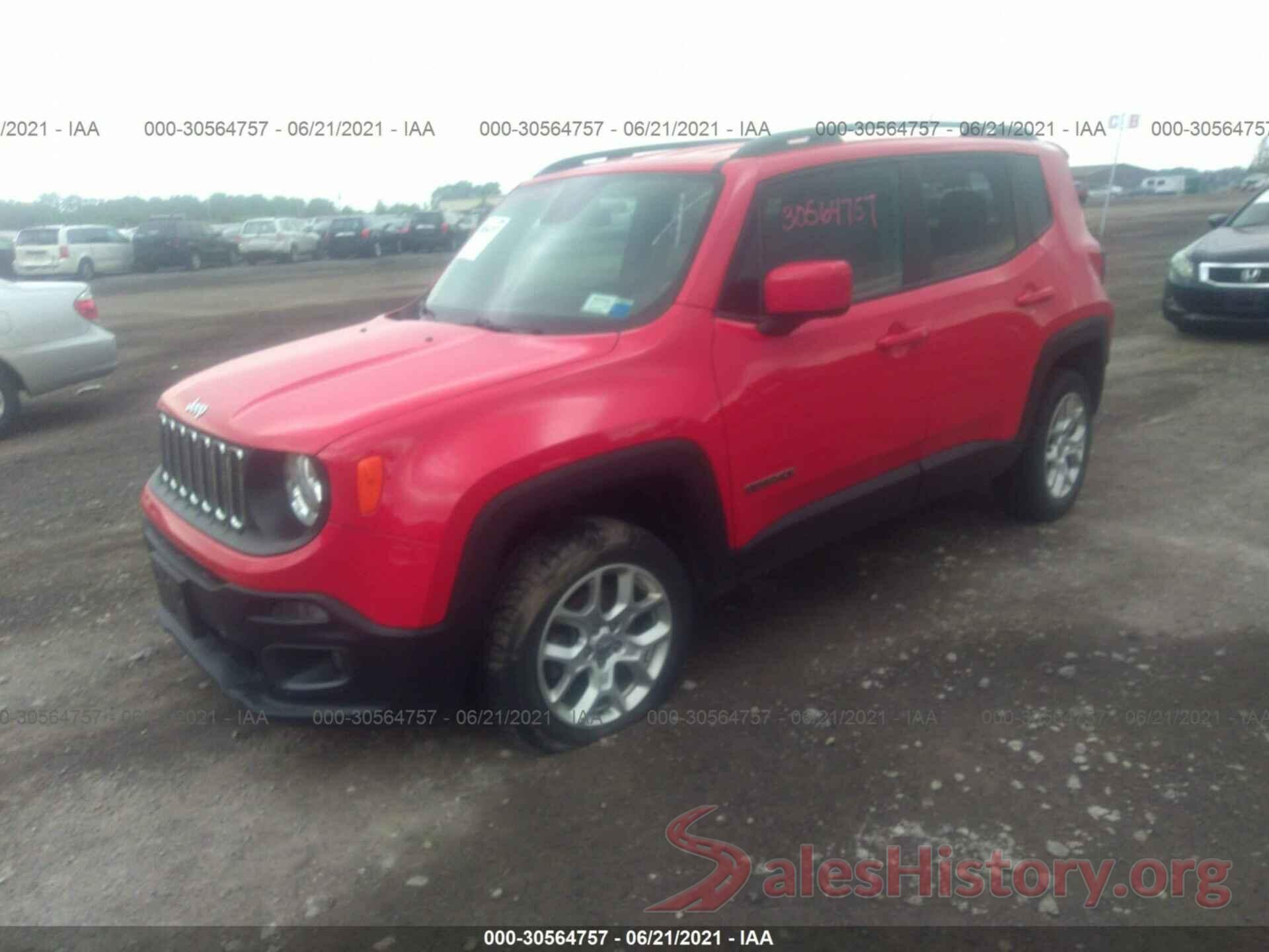 ZACCJBBT7GPE04253 2016 JEEP RENEGADE