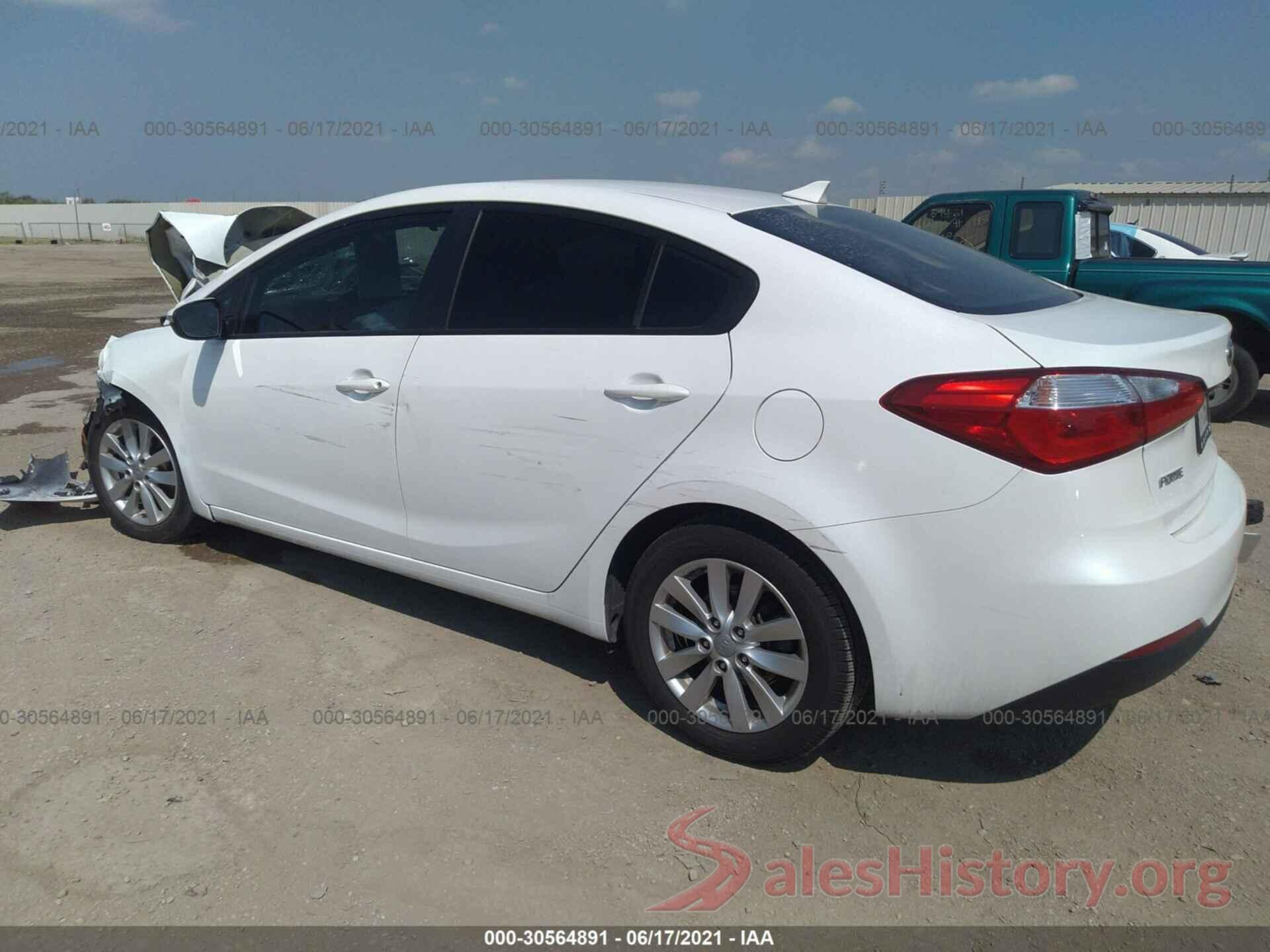 KNAFX4A60G5477313 2016 KIA FORTE