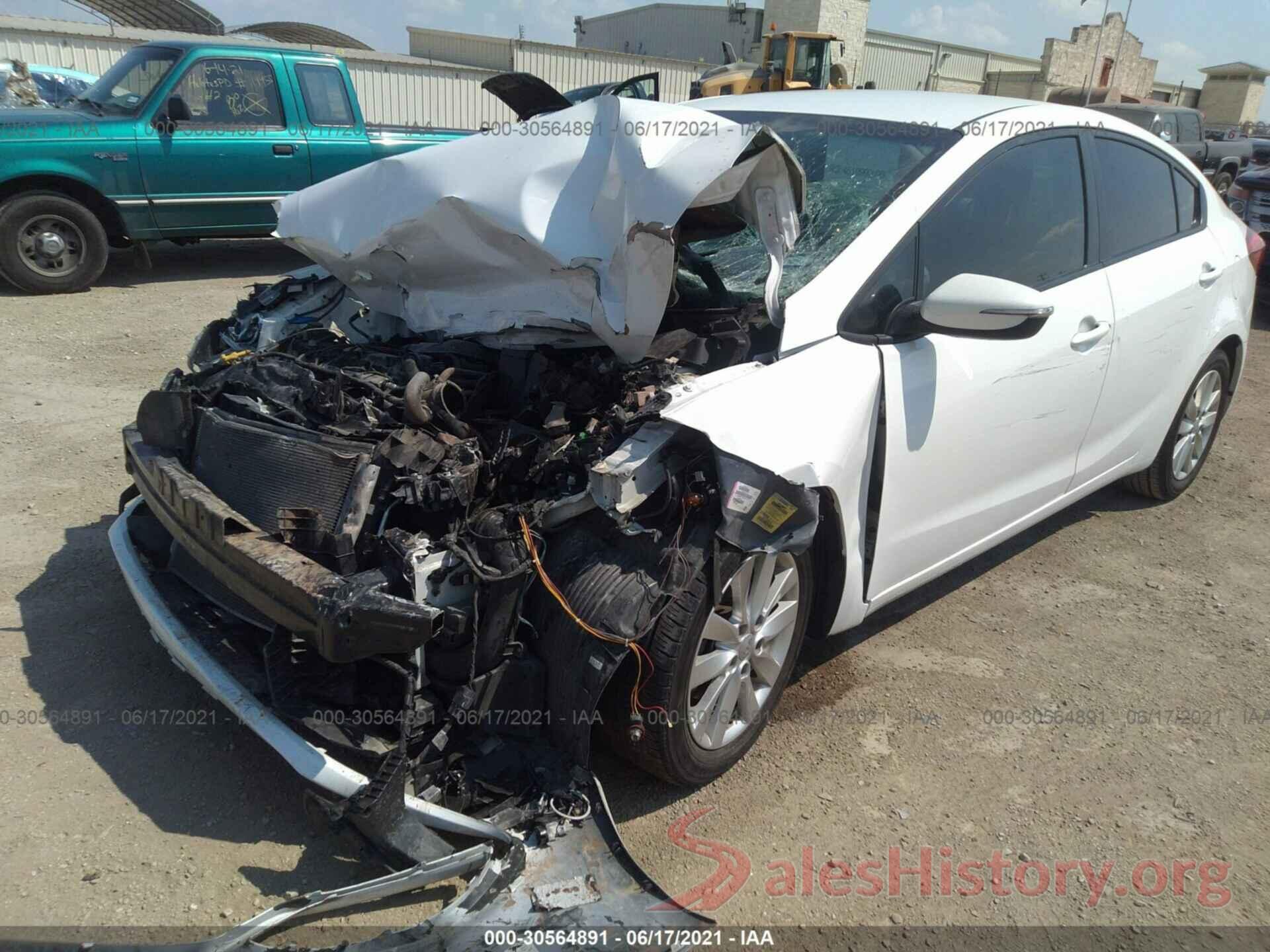 KNAFX4A60G5477313 2016 KIA FORTE