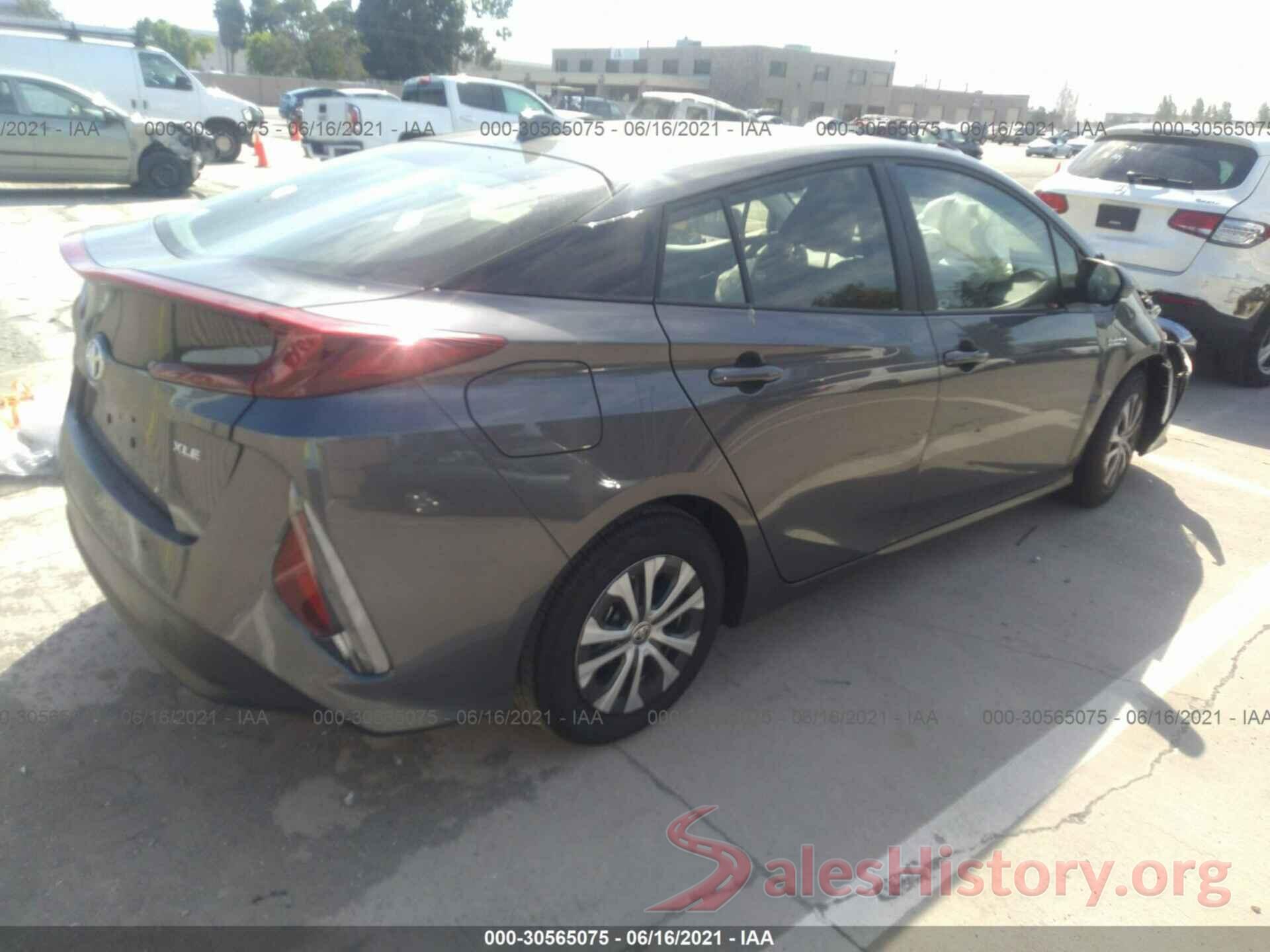 JTDKAMFP0M3185849 2021 TOYOTA PRIUS PRIME