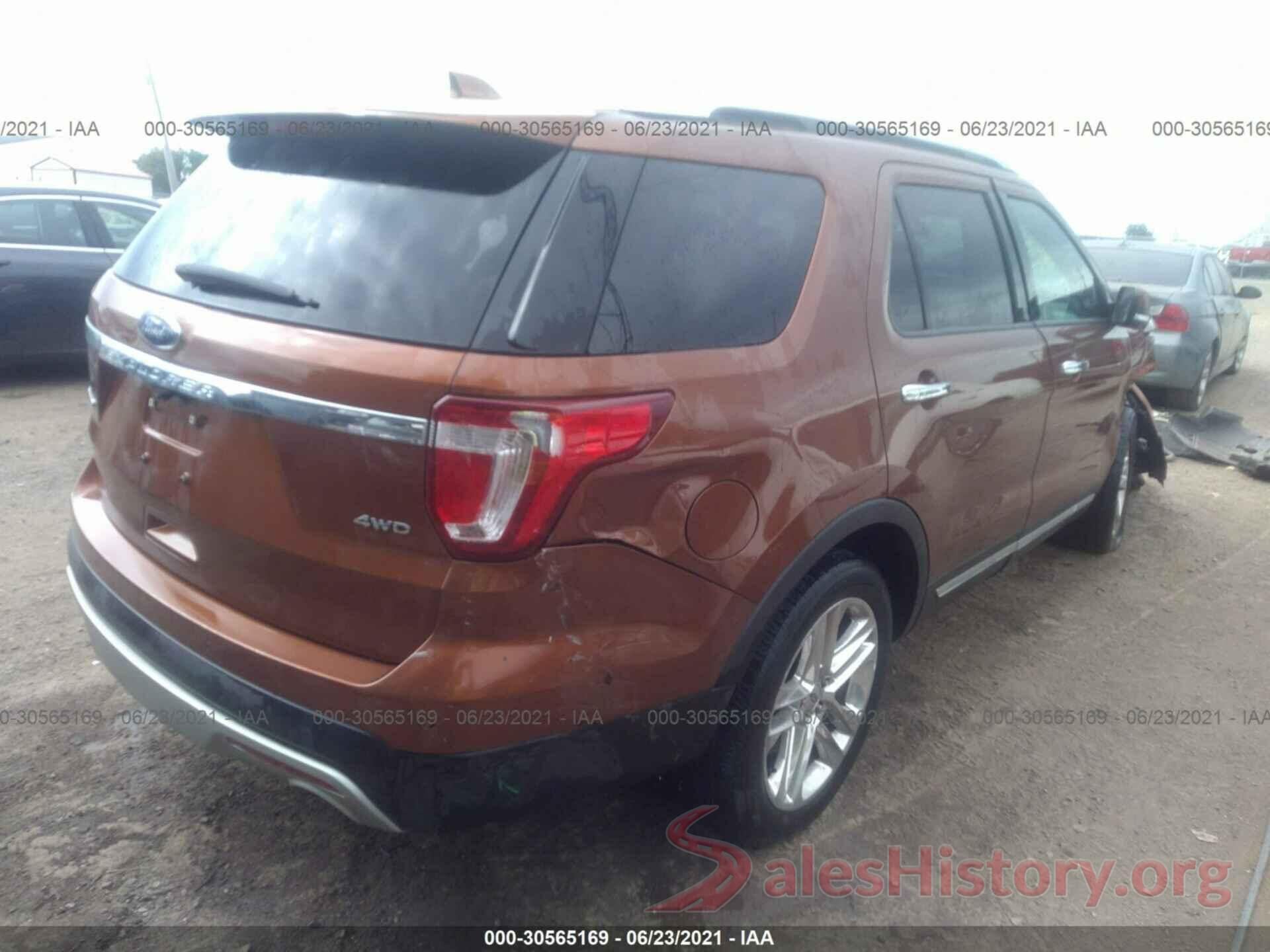 1FM5K8F81HGA57253 2017 FORD EXPLORER