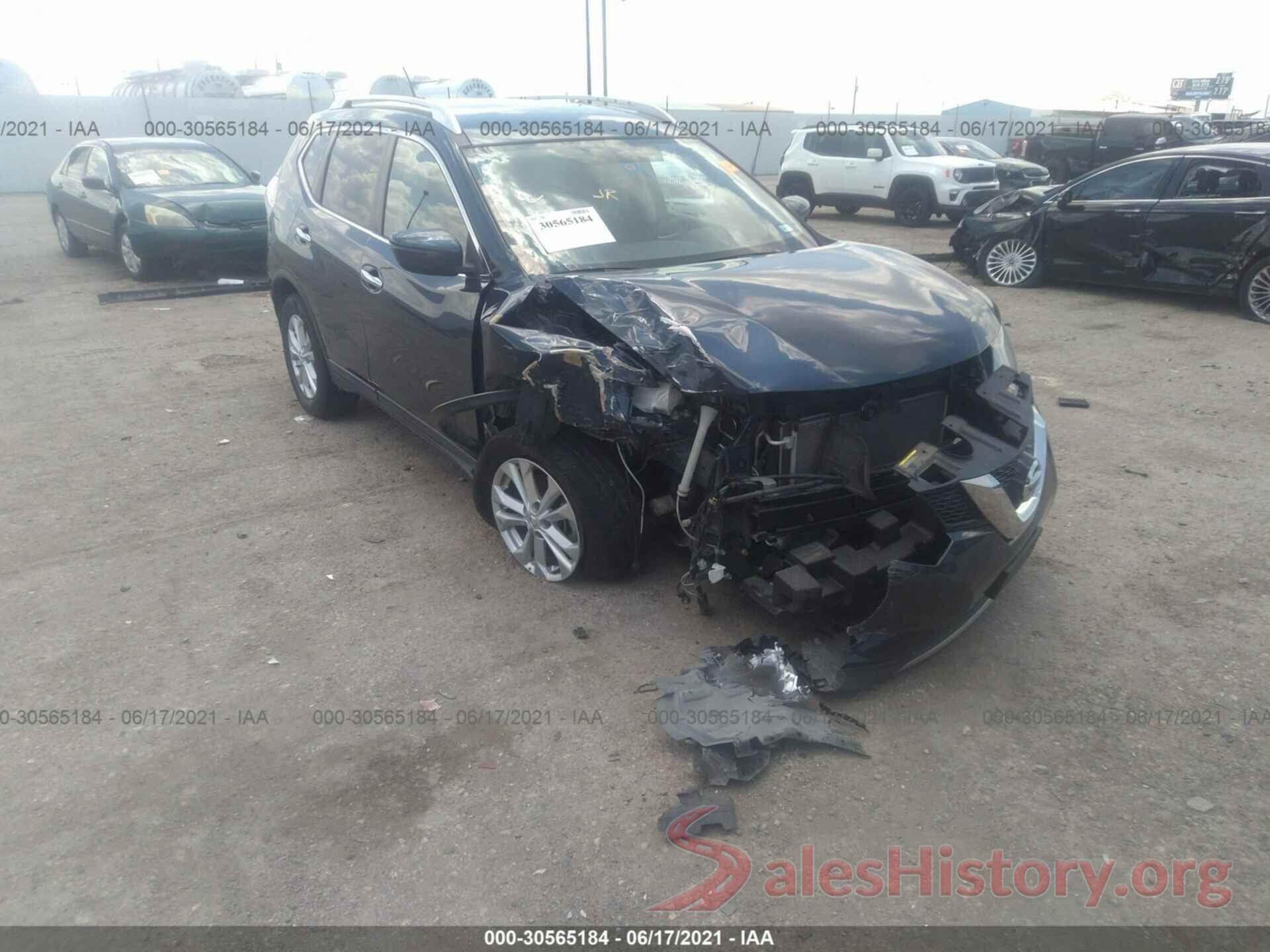 KNMAT2MT7GP696031 2016 NISSAN ROGUE