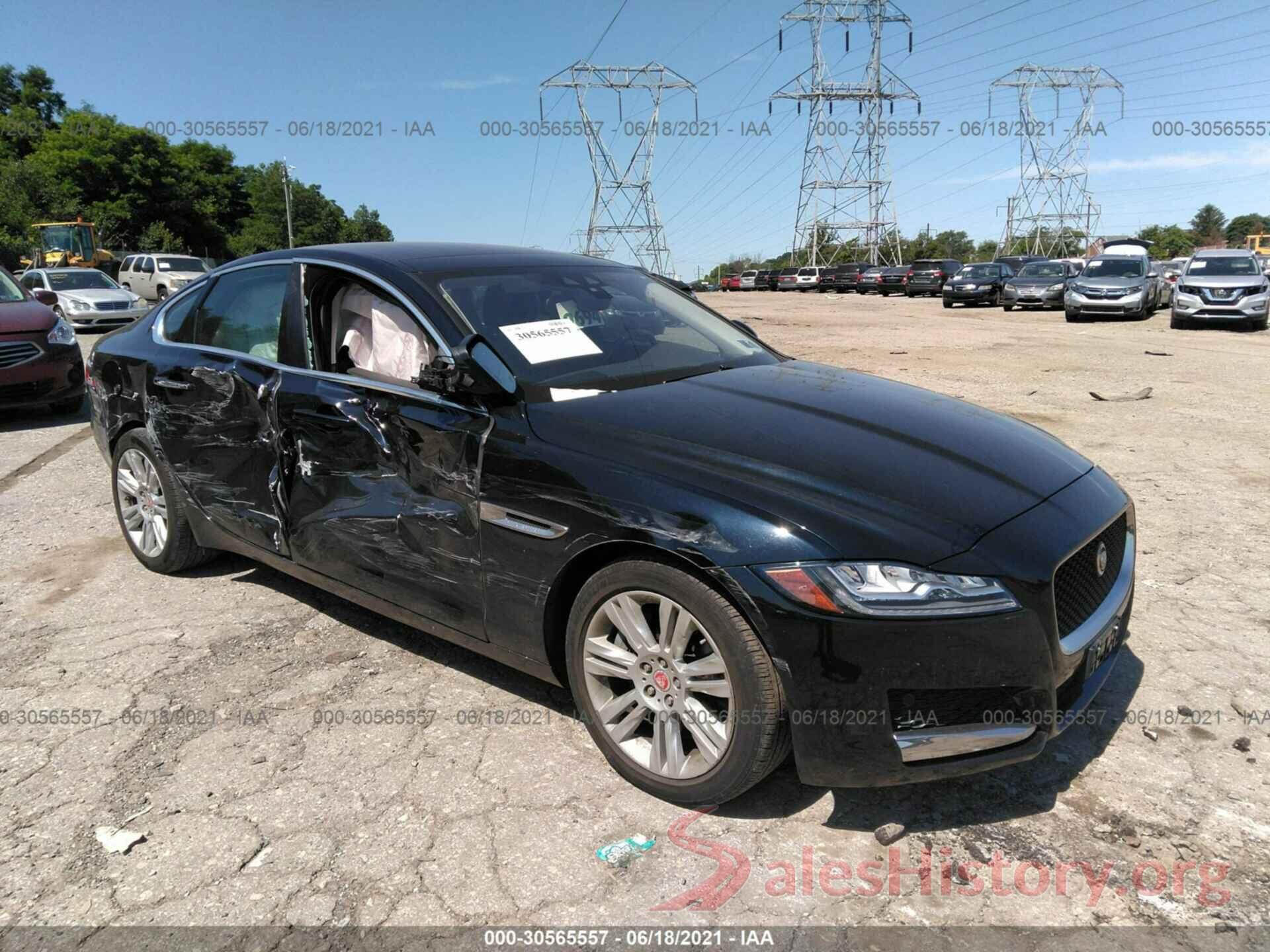 SAJBJ4BVXGCY16536 2016 JAGUAR XF