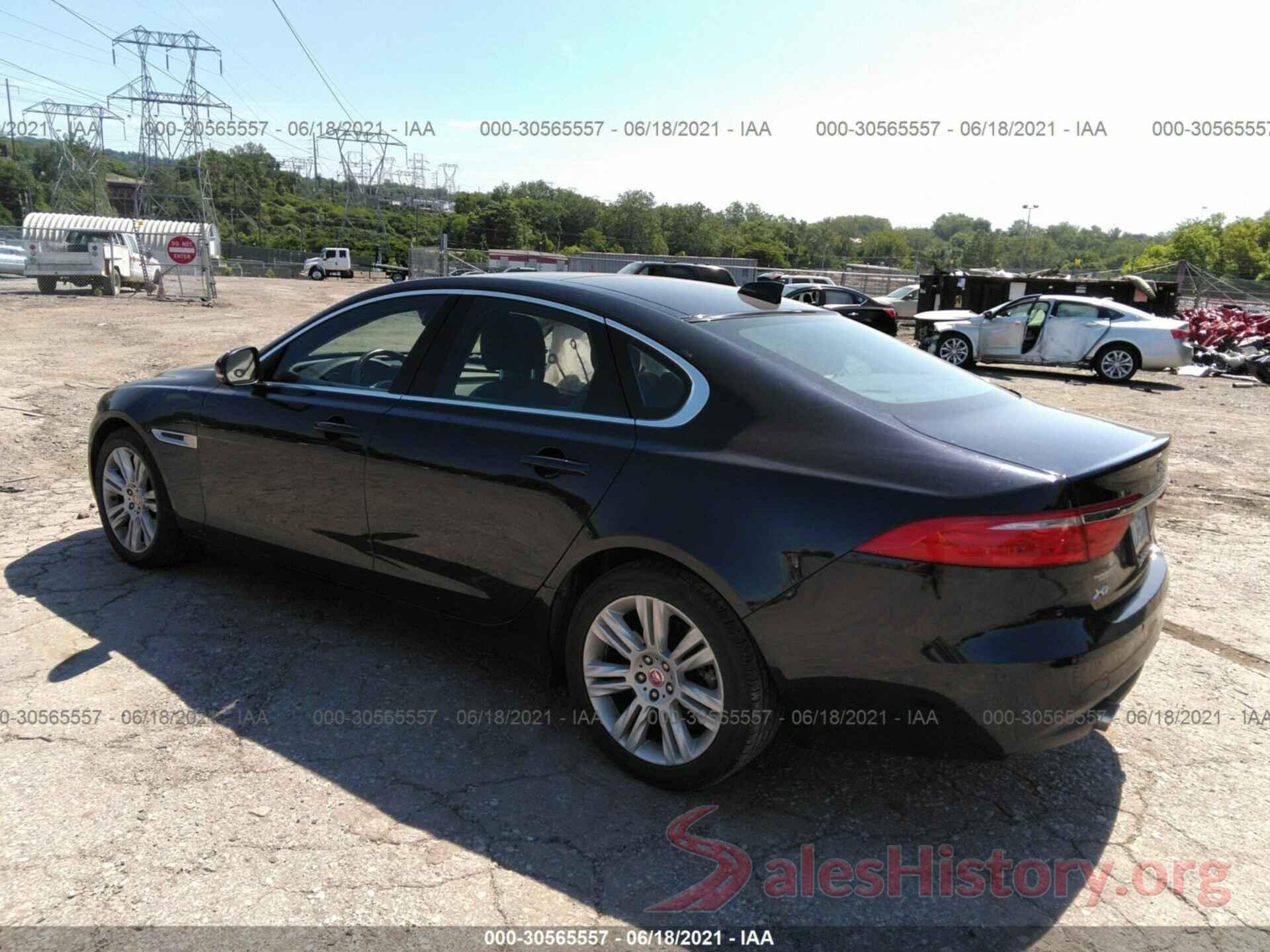 SAJBJ4BVXGCY16536 2016 JAGUAR XF