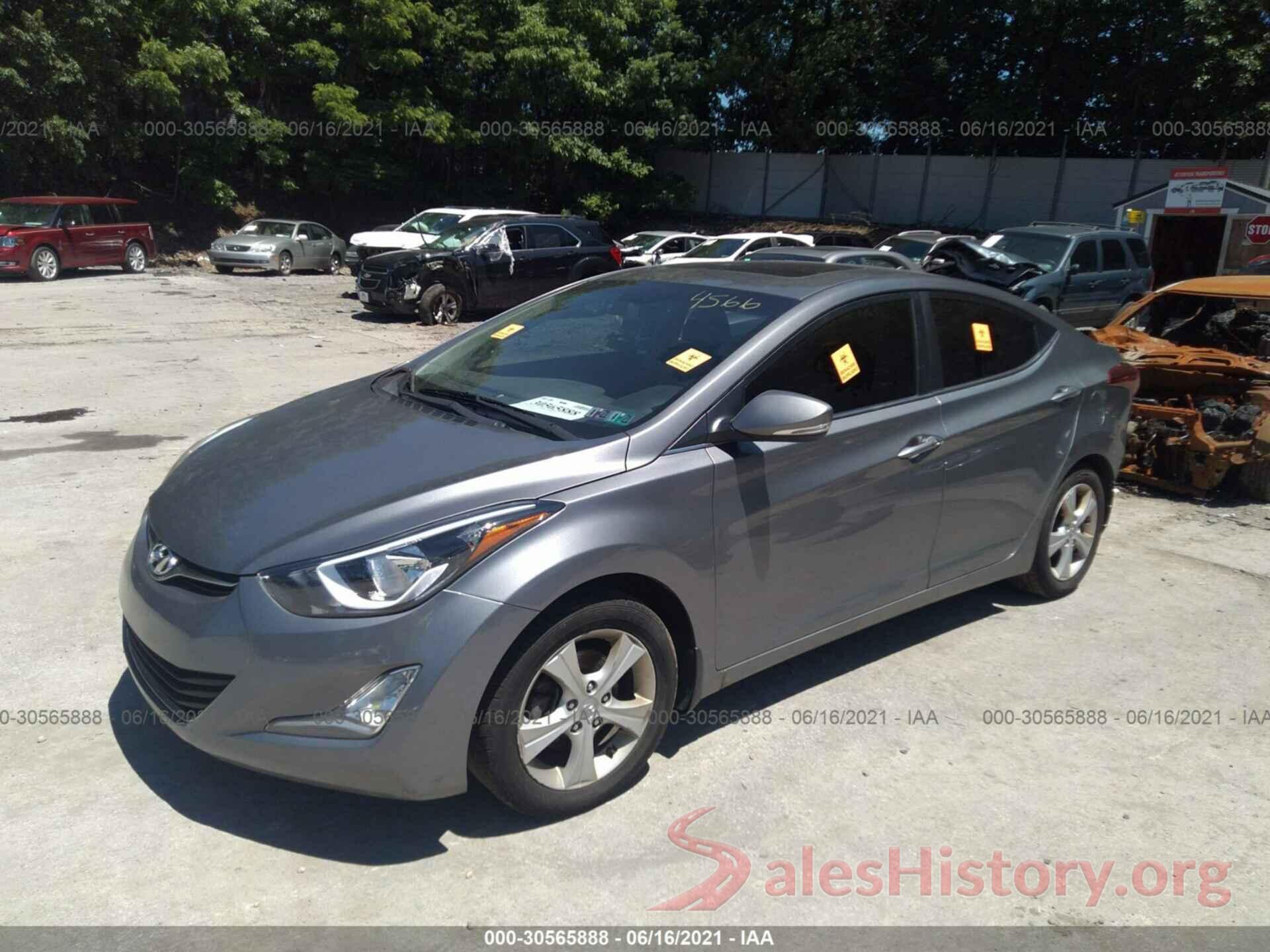 KMHDH4AEXGU574566 2016 HYUNDAI ELANTRA