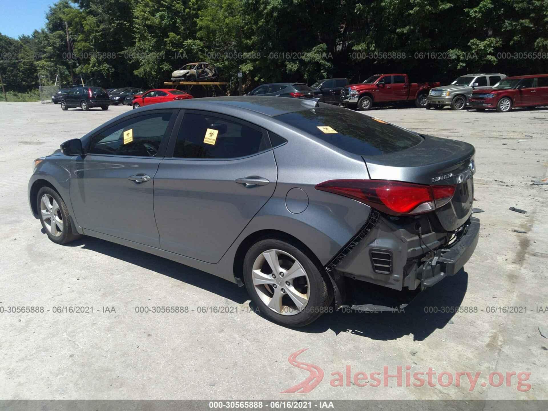 KMHDH4AEXGU574566 2016 HYUNDAI ELANTRA