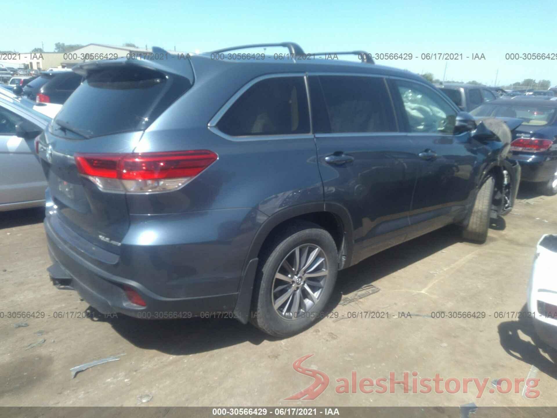 5TDJZRFH8HS518698 2017 TOYOTA HIGHLANDER