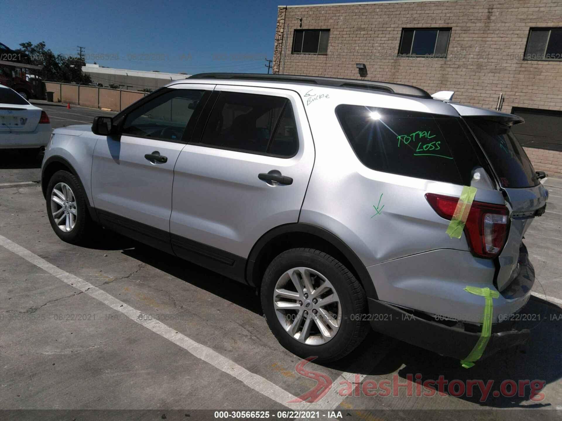 1FM5K7B84HGD56316 2017 FORD EXPLORER