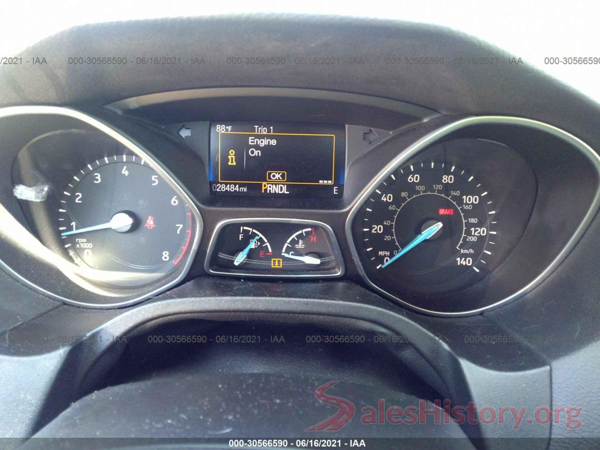 1FADP3F29GL324683 2016 FORD FOCUS