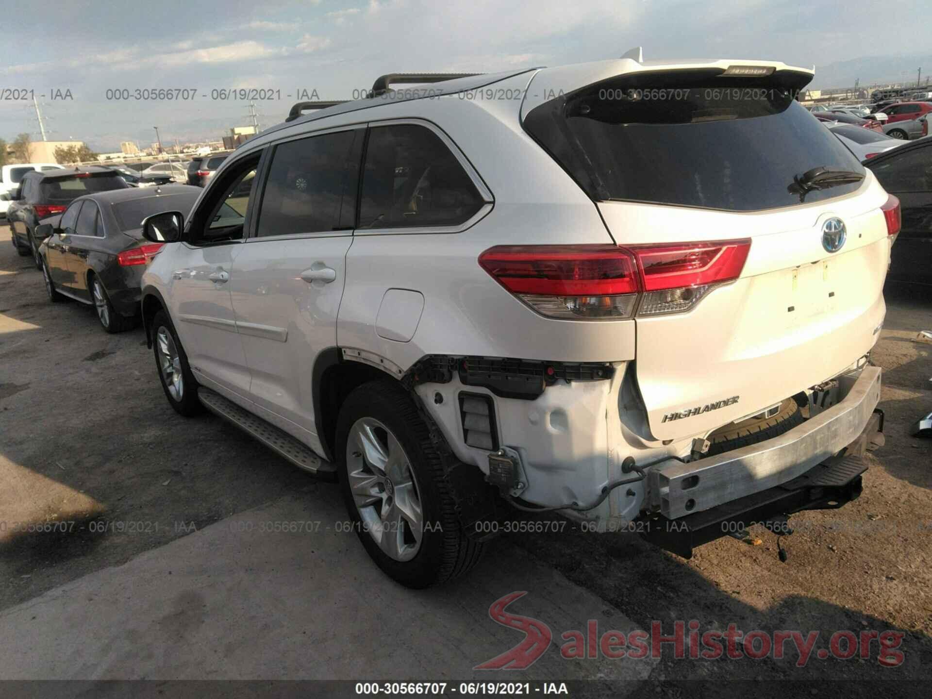 5TDDGRFH7KS070867 2019 TOYOTA HIGHLANDER