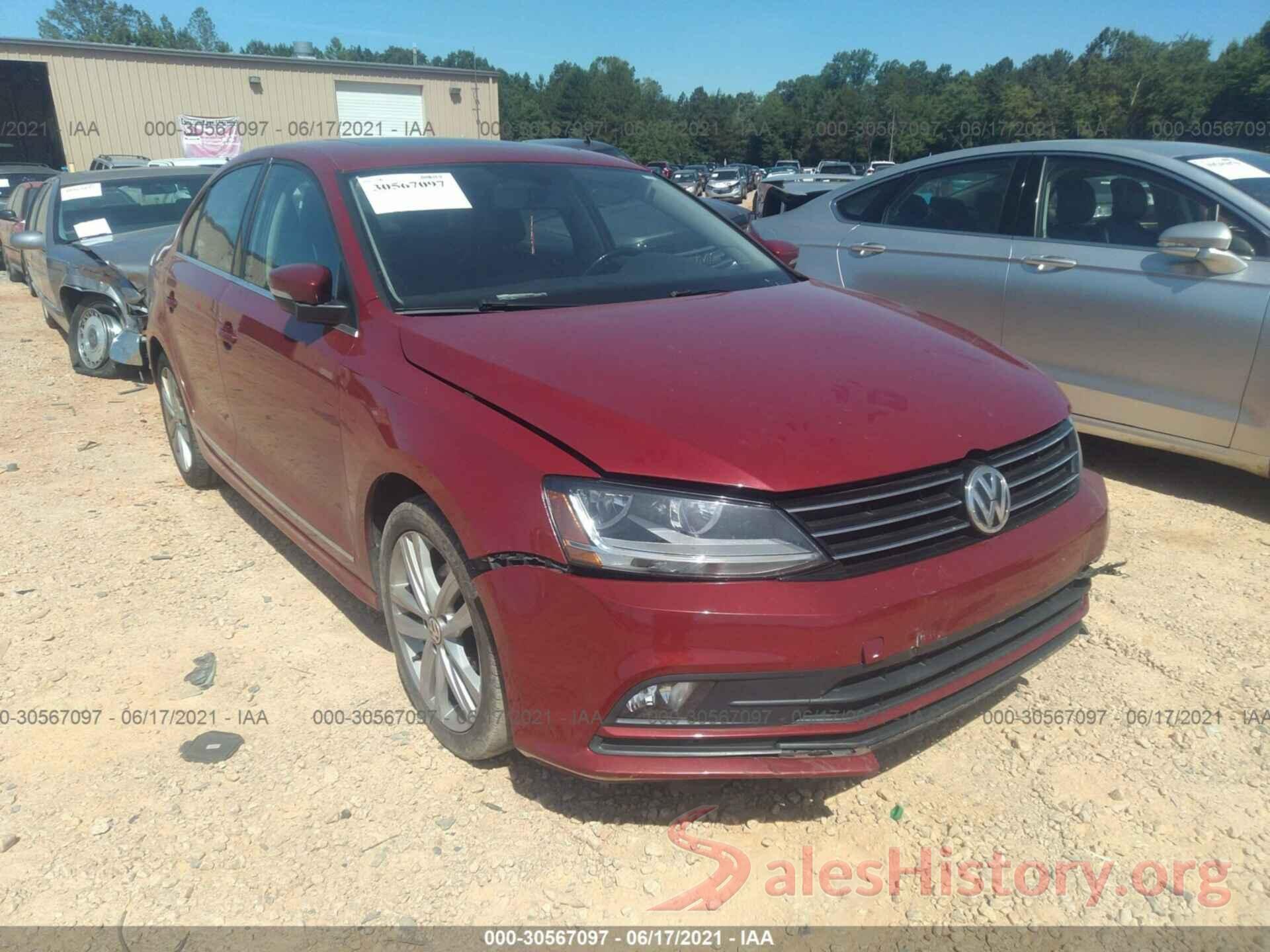 3VWL17AJ6HM212742 2017 VOLKSWAGEN JETTA