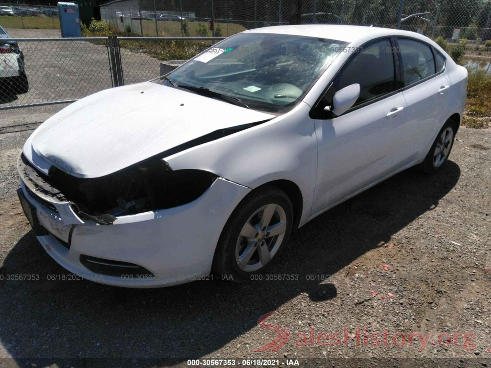 1C3CDFBA5GD629562 2016 DODGE DART