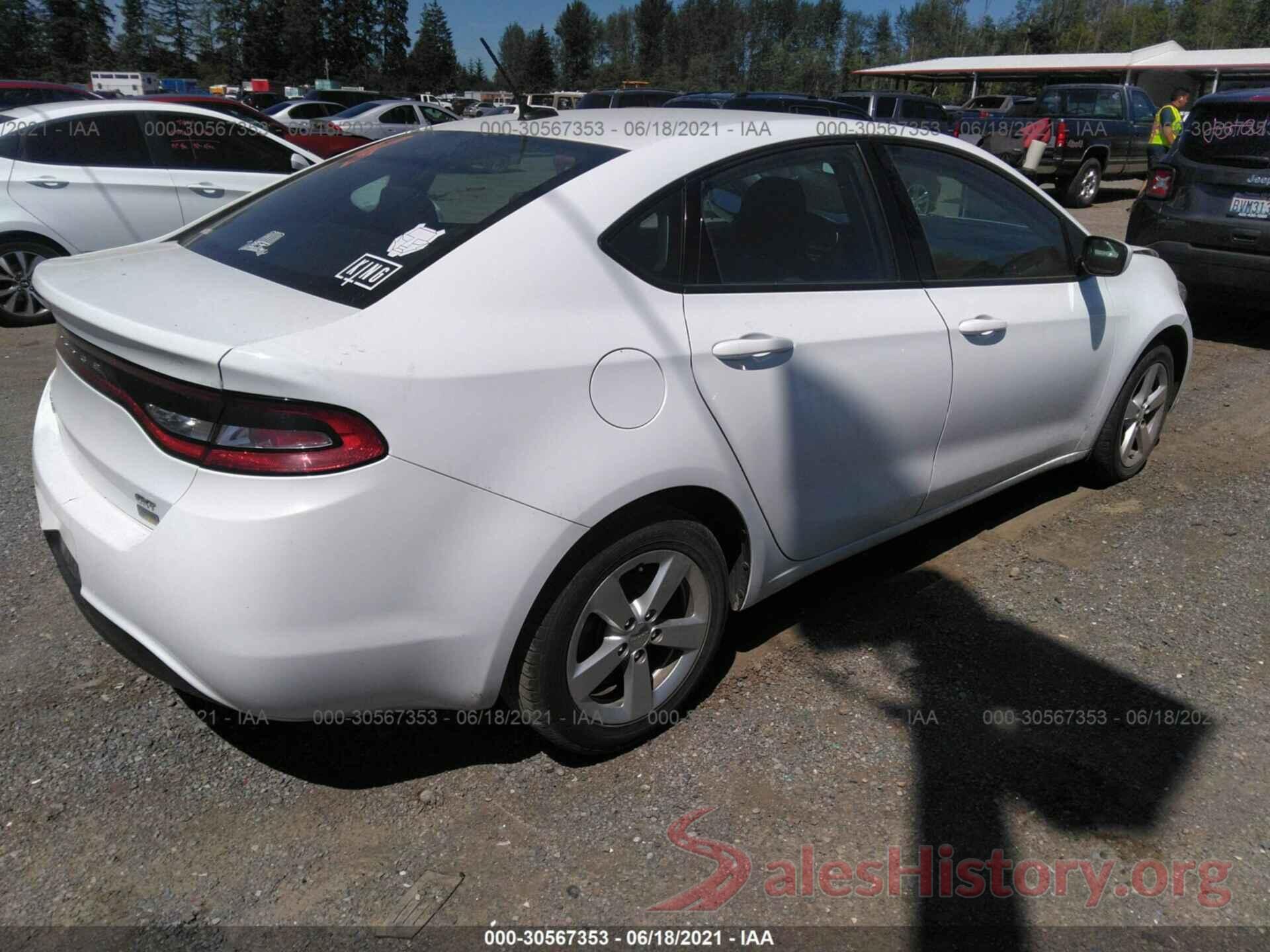 1C3CDFBA5GD629562 2016 DODGE DART