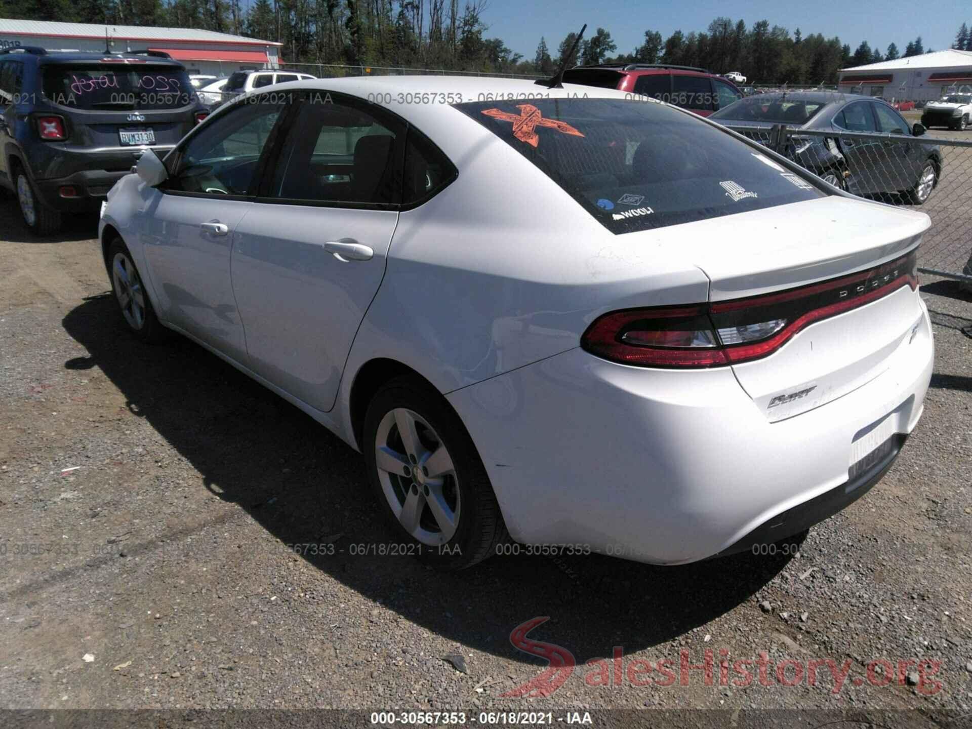 1C3CDFBA5GD629562 2016 DODGE DART