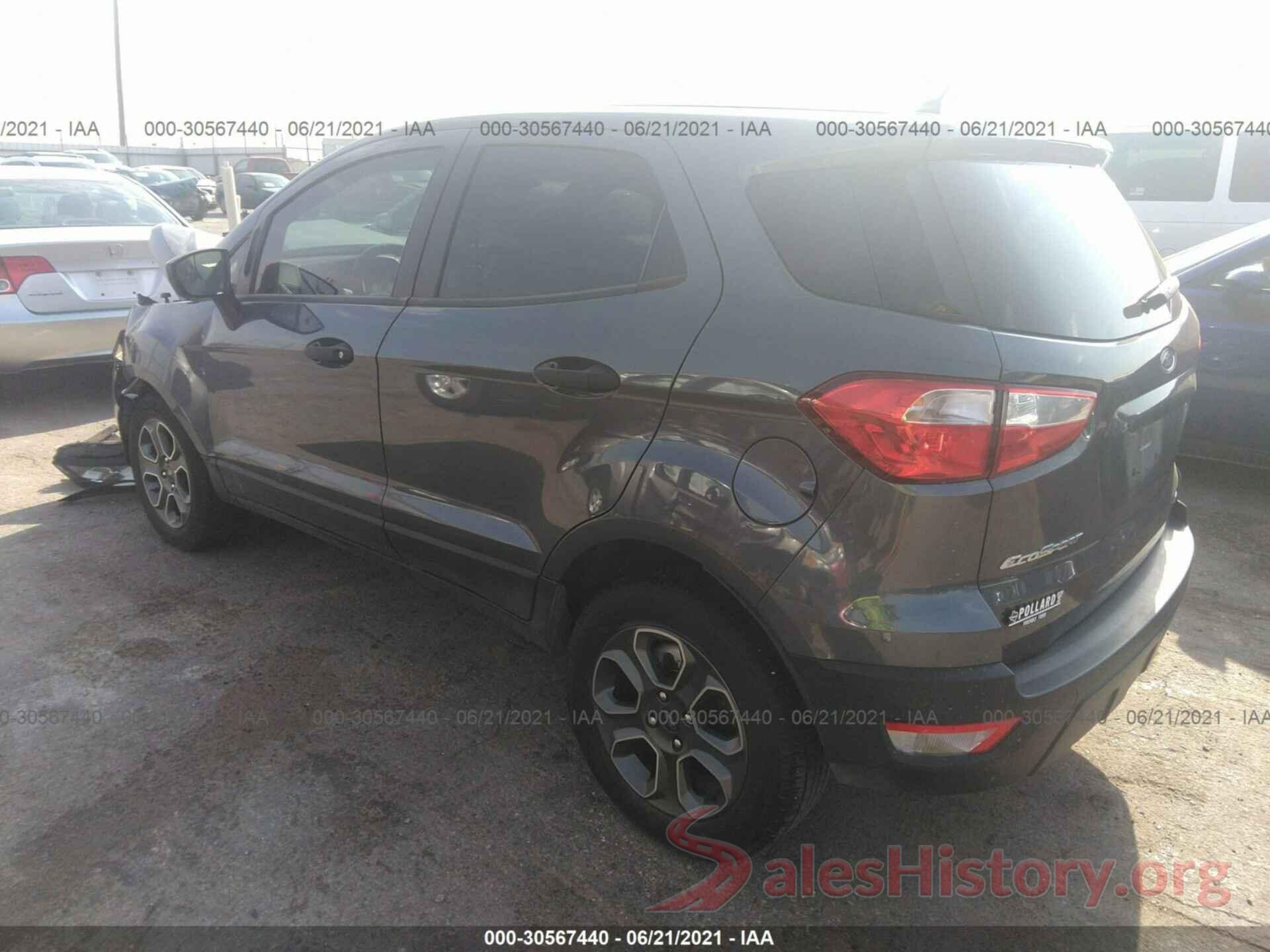 MAJ3S2FE6KC271870 2019 FORD ECOSPORT