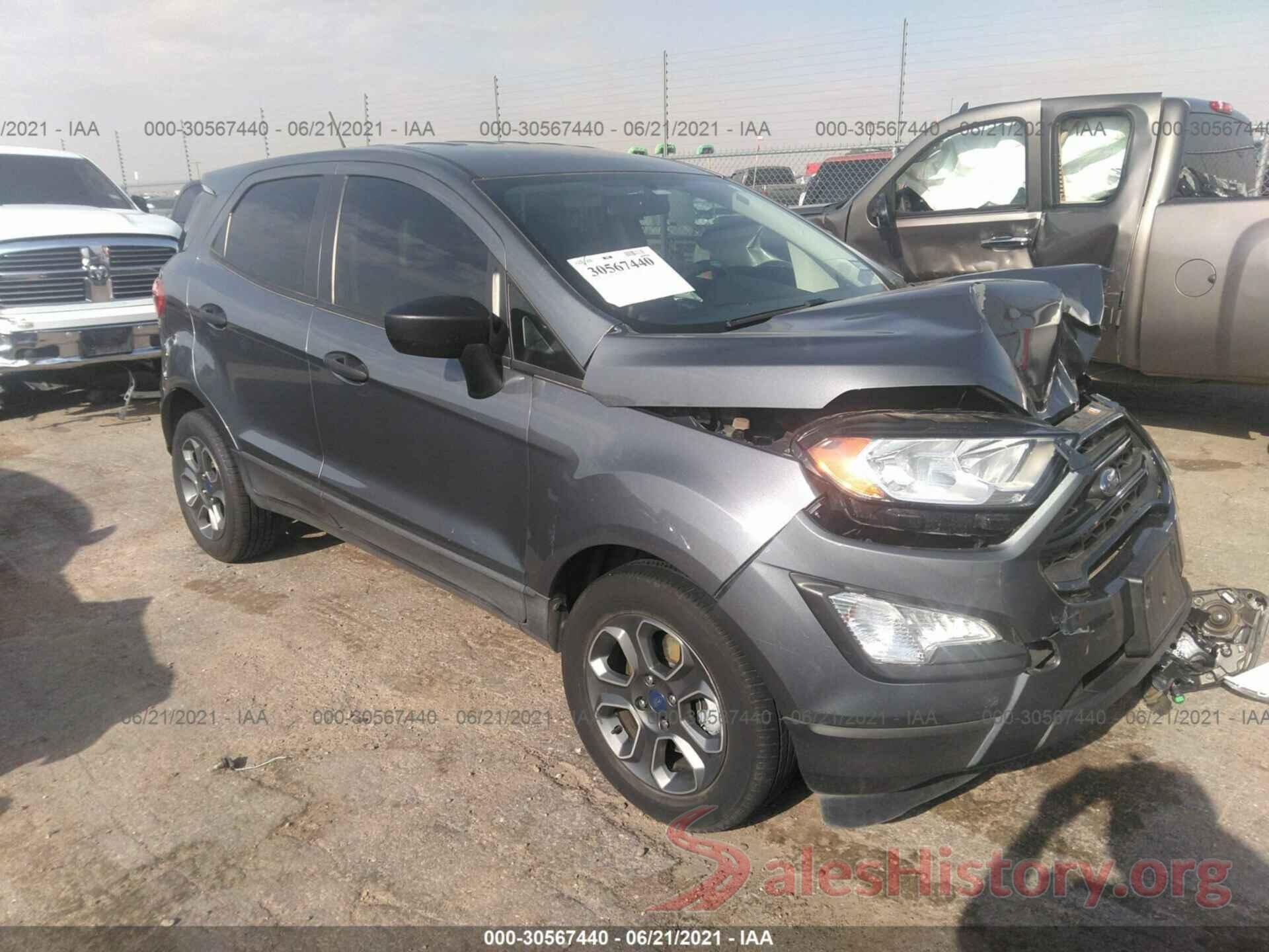 MAJ3S2FE6KC271870 2019 FORD ECOSPORT