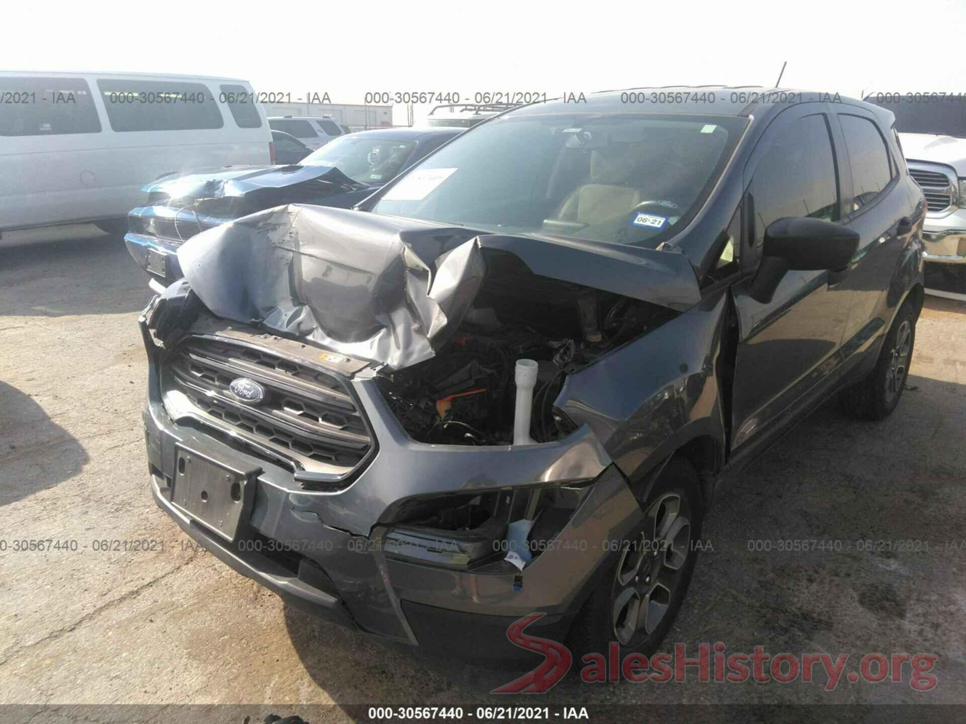 MAJ3S2FE6KC271870 2019 FORD ECOSPORT