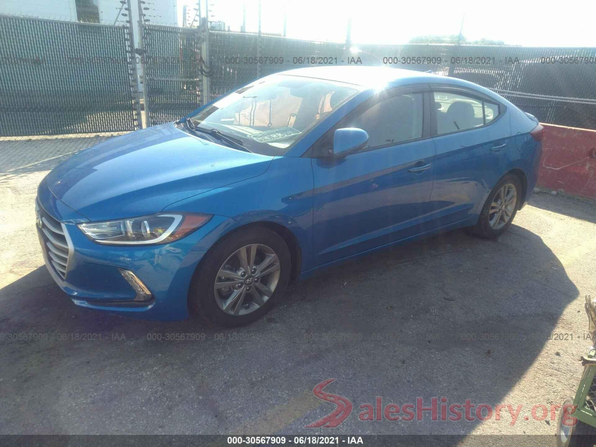 KMHD84LF3HU362082 2017 HYUNDAI ELANTRA