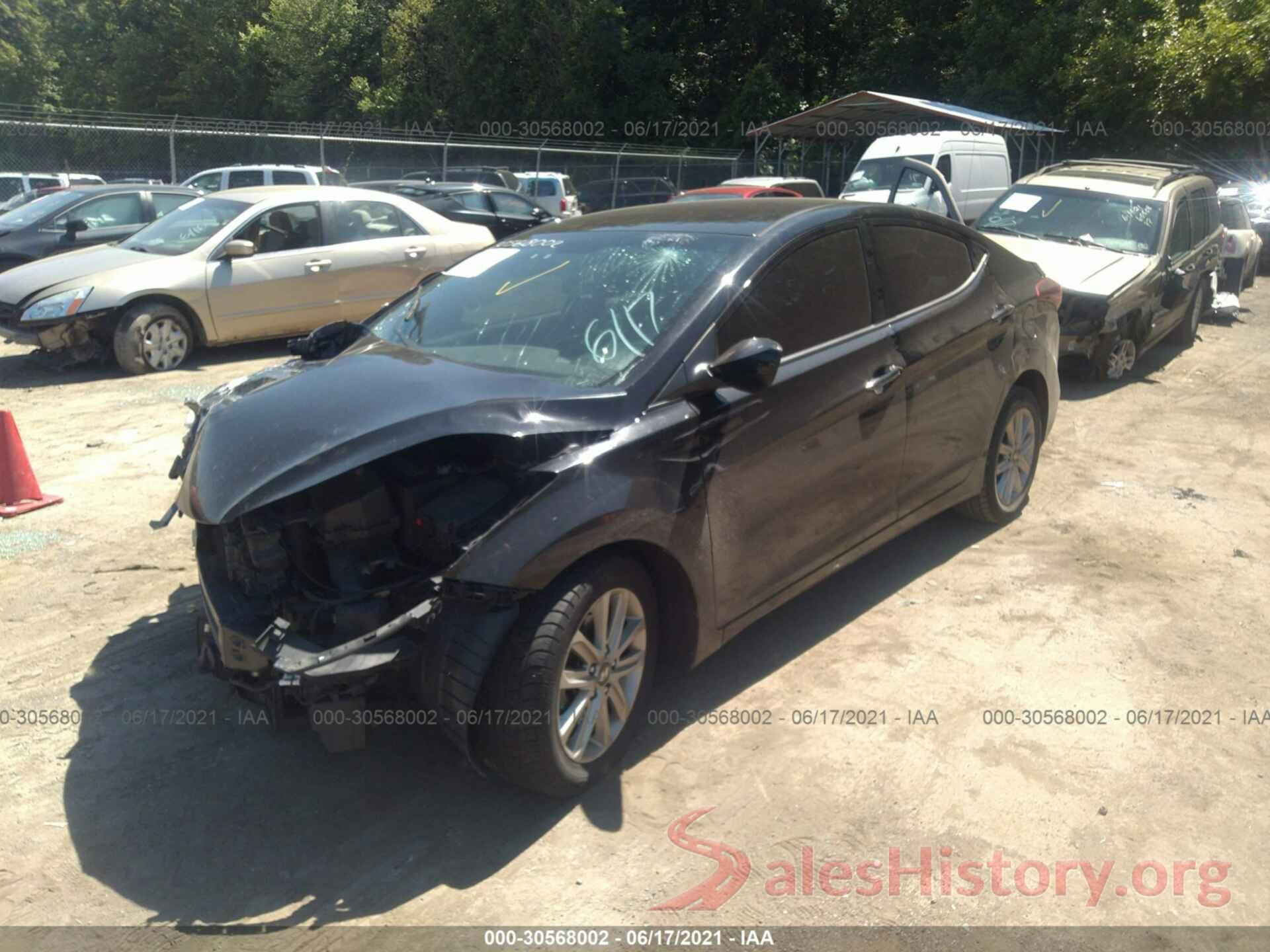 5NPDH4AE9GH788303 2016 HYUNDAI ELANTRA