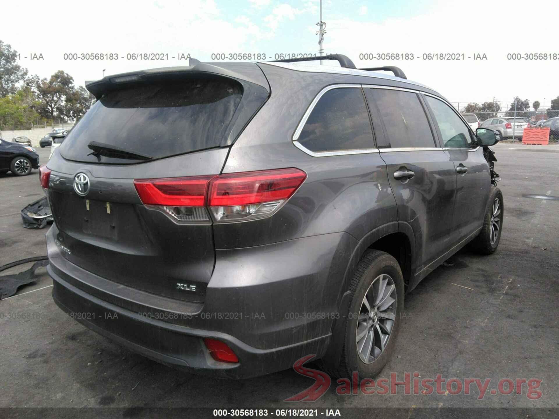 5TDKZRFH5JS547490 2018 TOYOTA HIGHLANDER