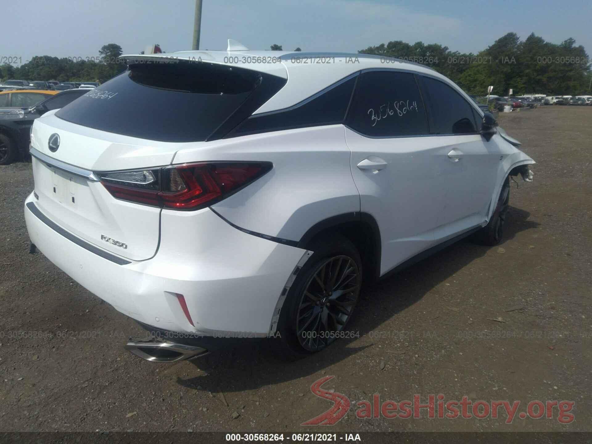 2T2BZMCA7KC202025 2019 LEXUS RX