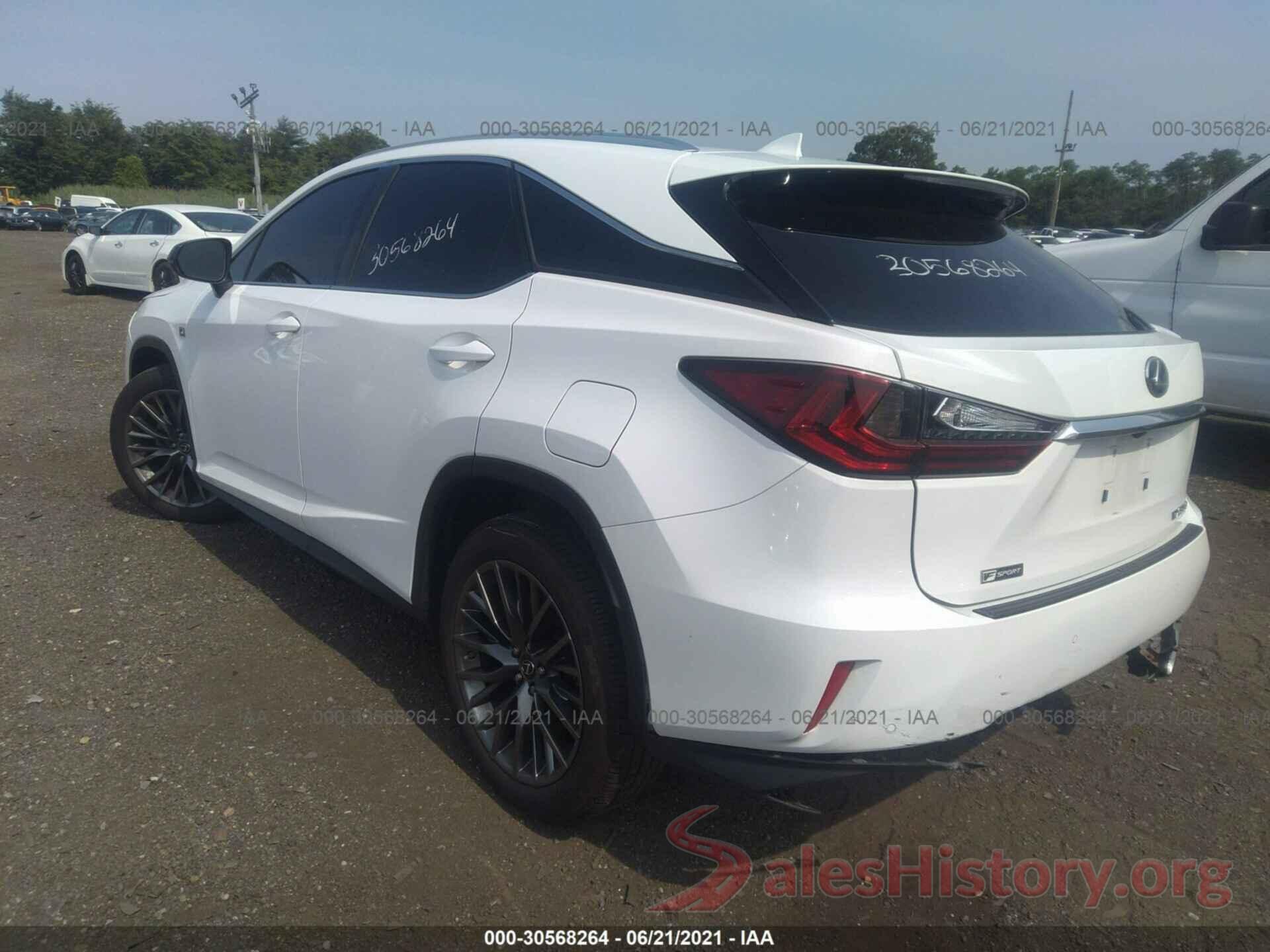 2T2BZMCA7KC202025 2019 LEXUS RX