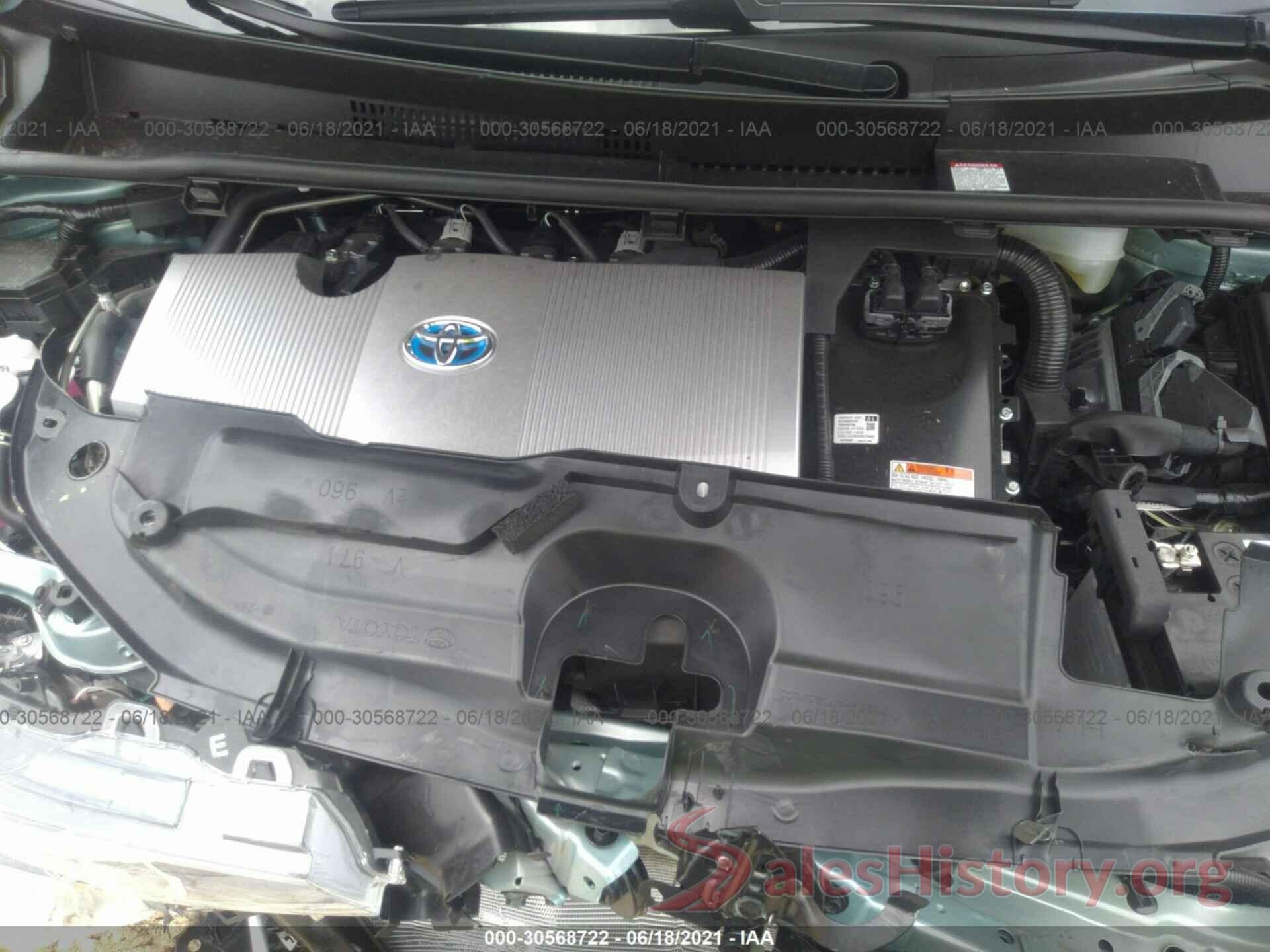 JTDKAMFU9M3138907 2021 TOYOTA PRIUS