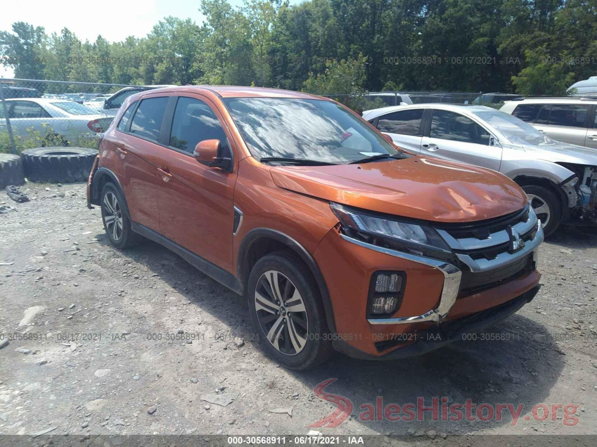 JA4AP4AUXLU008784 2020 MITSUBISHI OUTLANDER SPORT