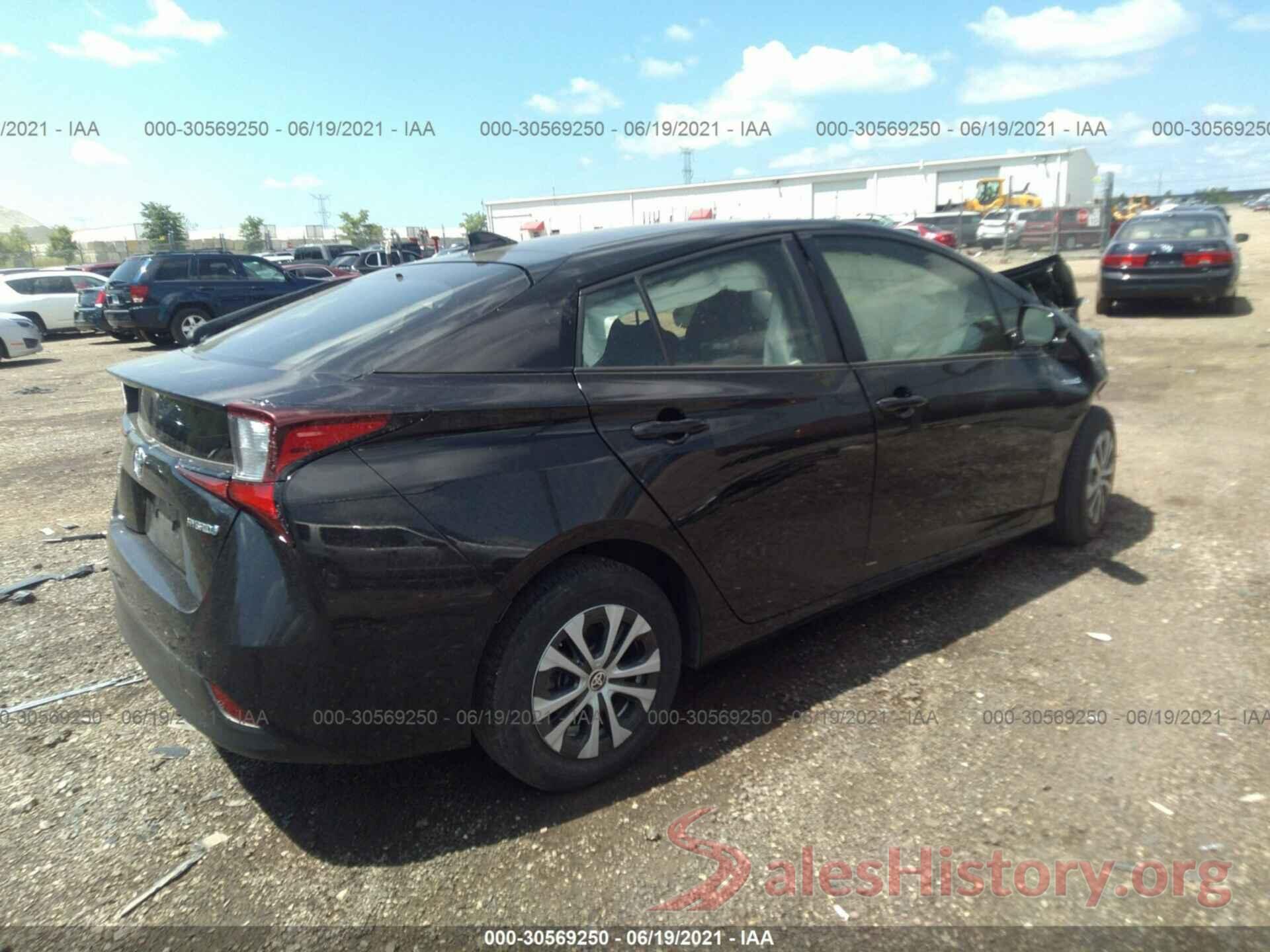 JTDL9RFU2K3002464 2019 TOYOTA PRIUS