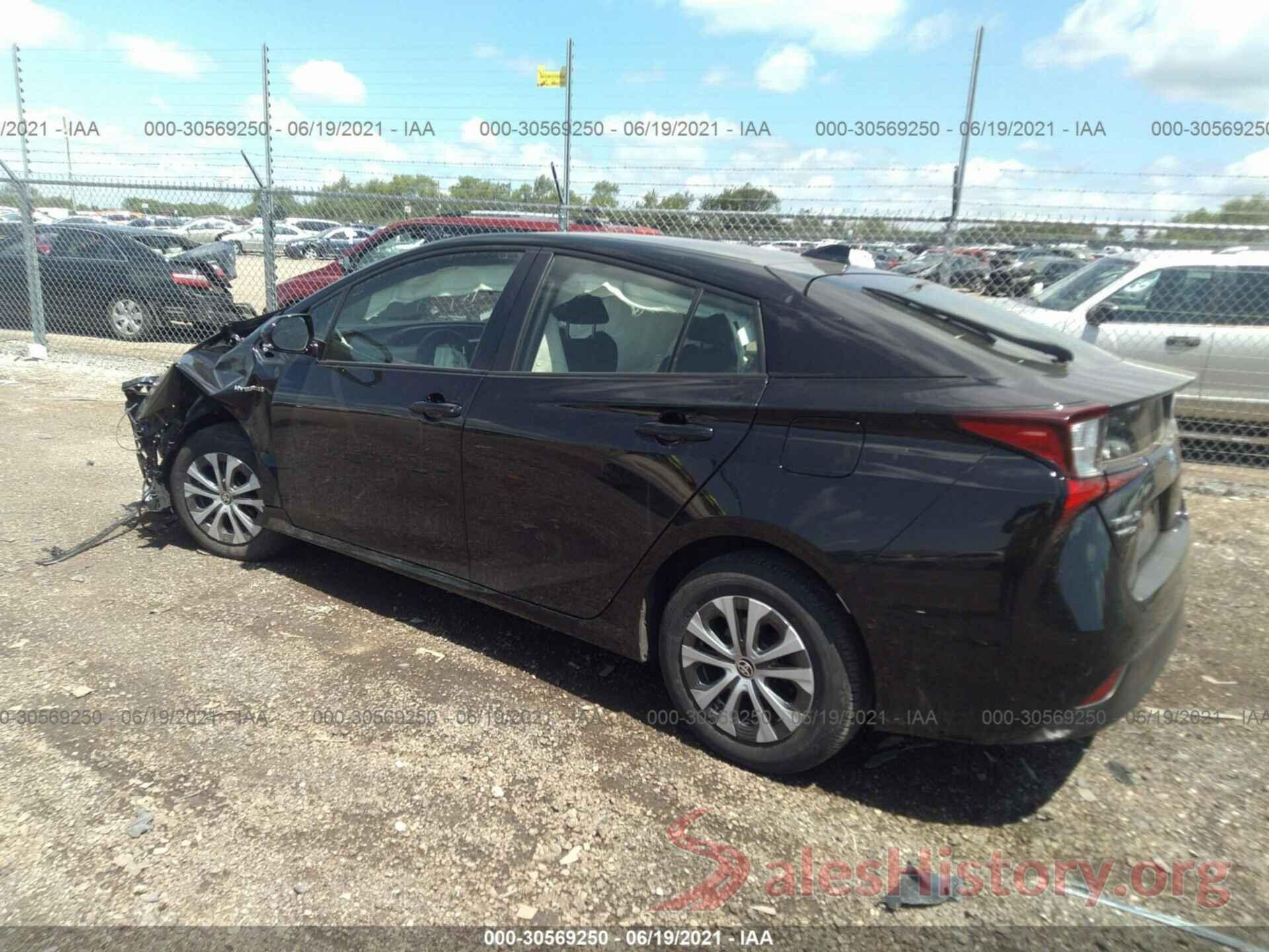 JTDL9RFU2K3002464 2019 TOYOTA PRIUS