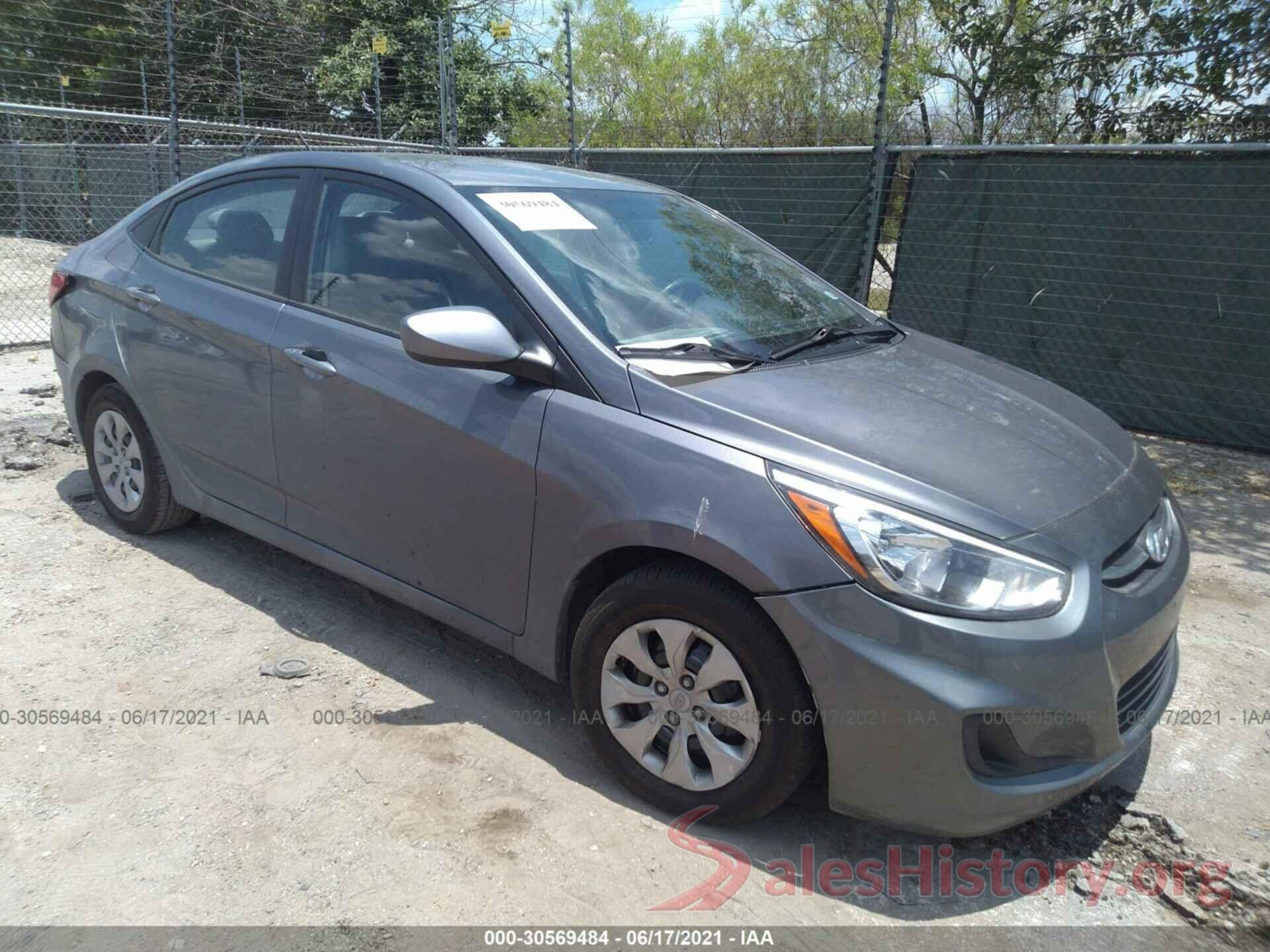 KMHCT4AE0HU275471 2017 HYUNDAI ACCENT