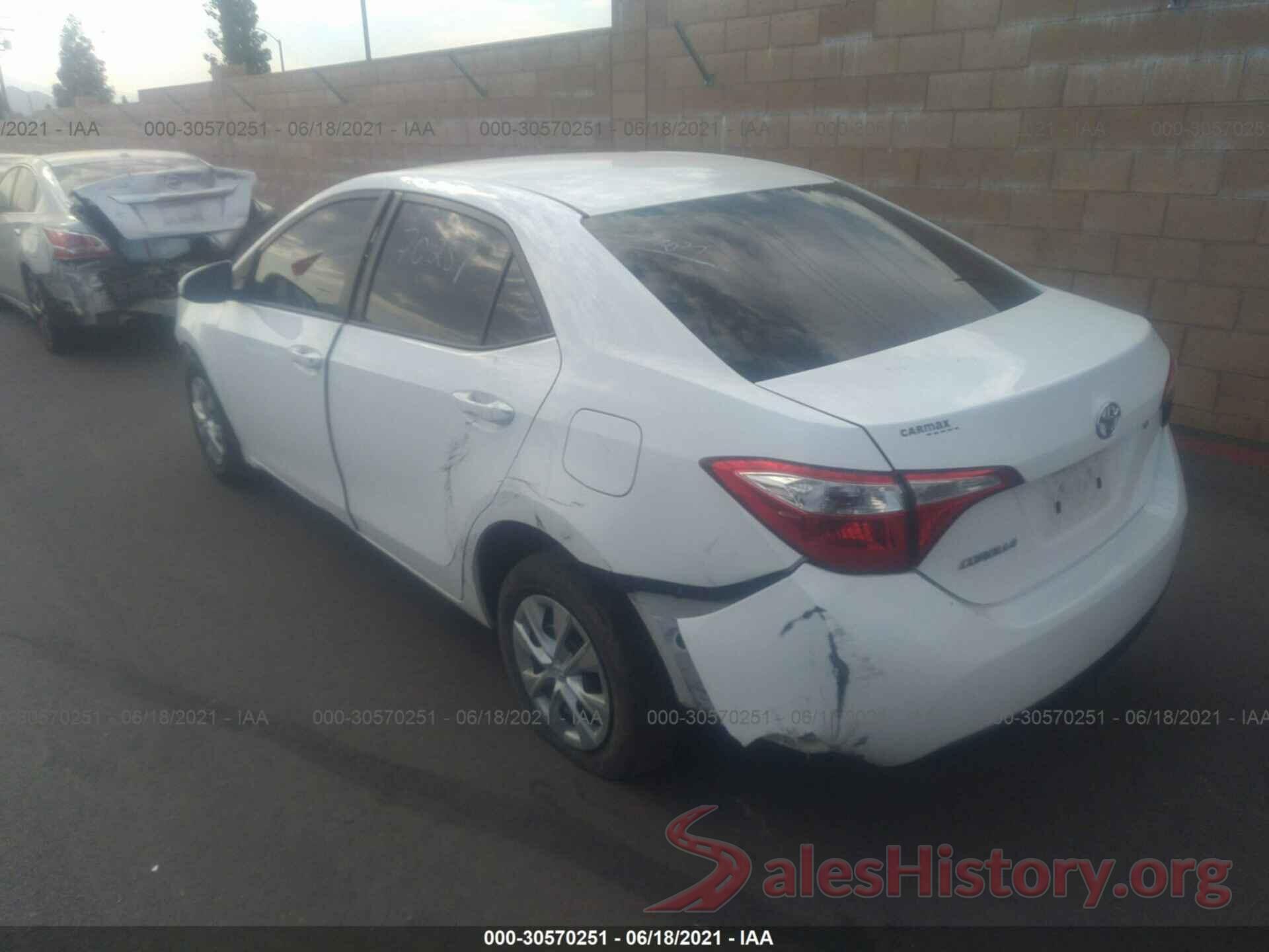 5YFBURHE3GP458066 2016 TOYOTA COROLLA