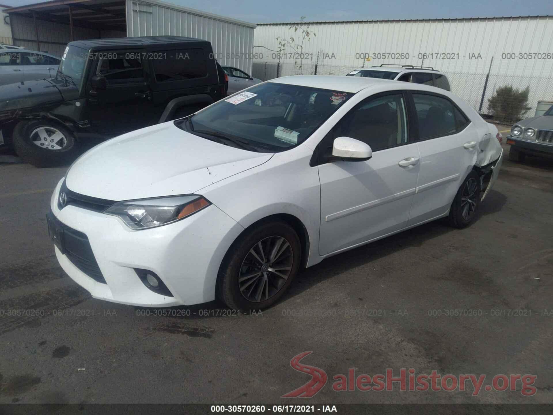 5YFBURHEXGP556057 2016 TOYOTA COROLLA