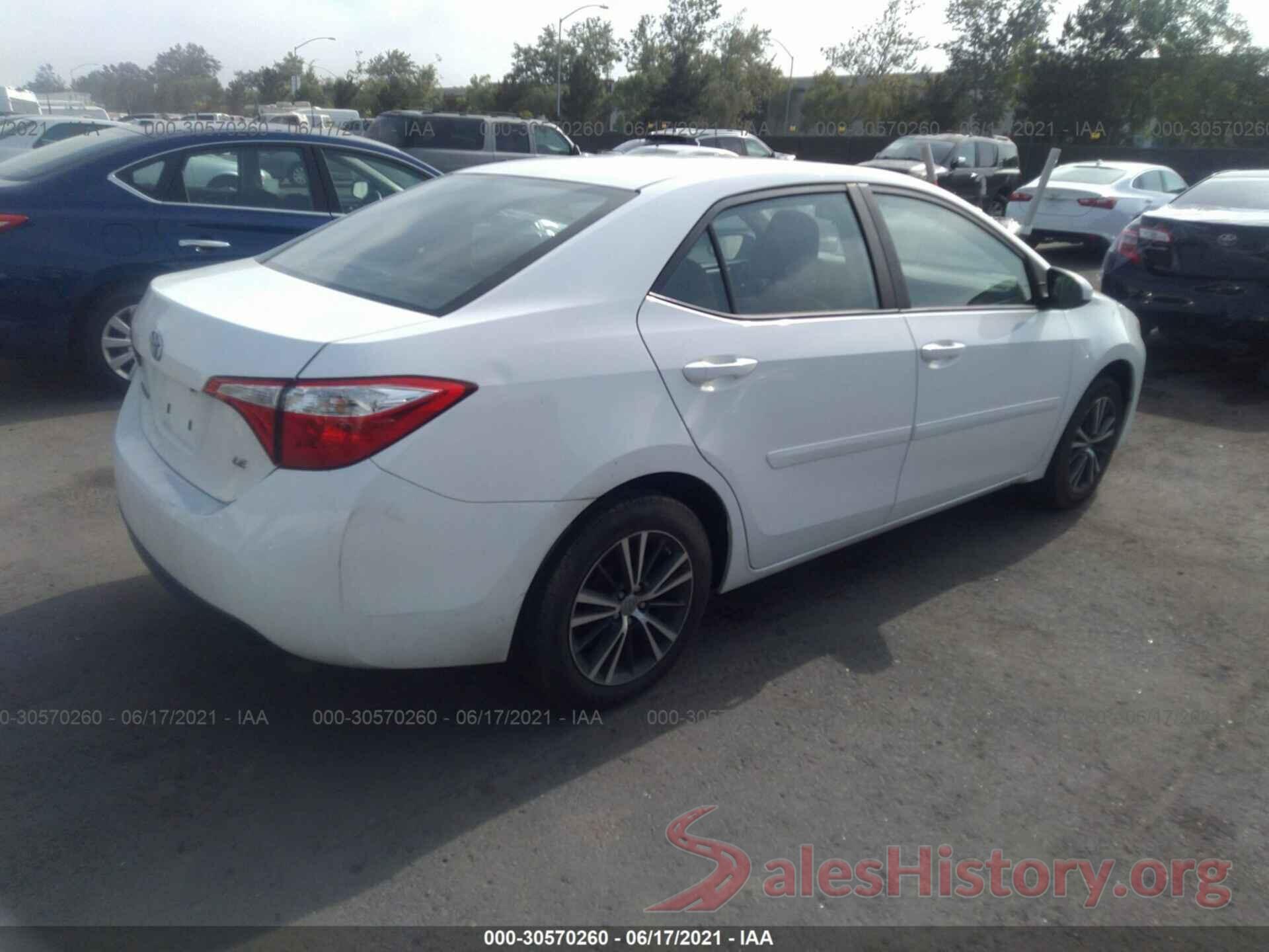 5YFBURHEXGP556057 2016 TOYOTA COROLLA