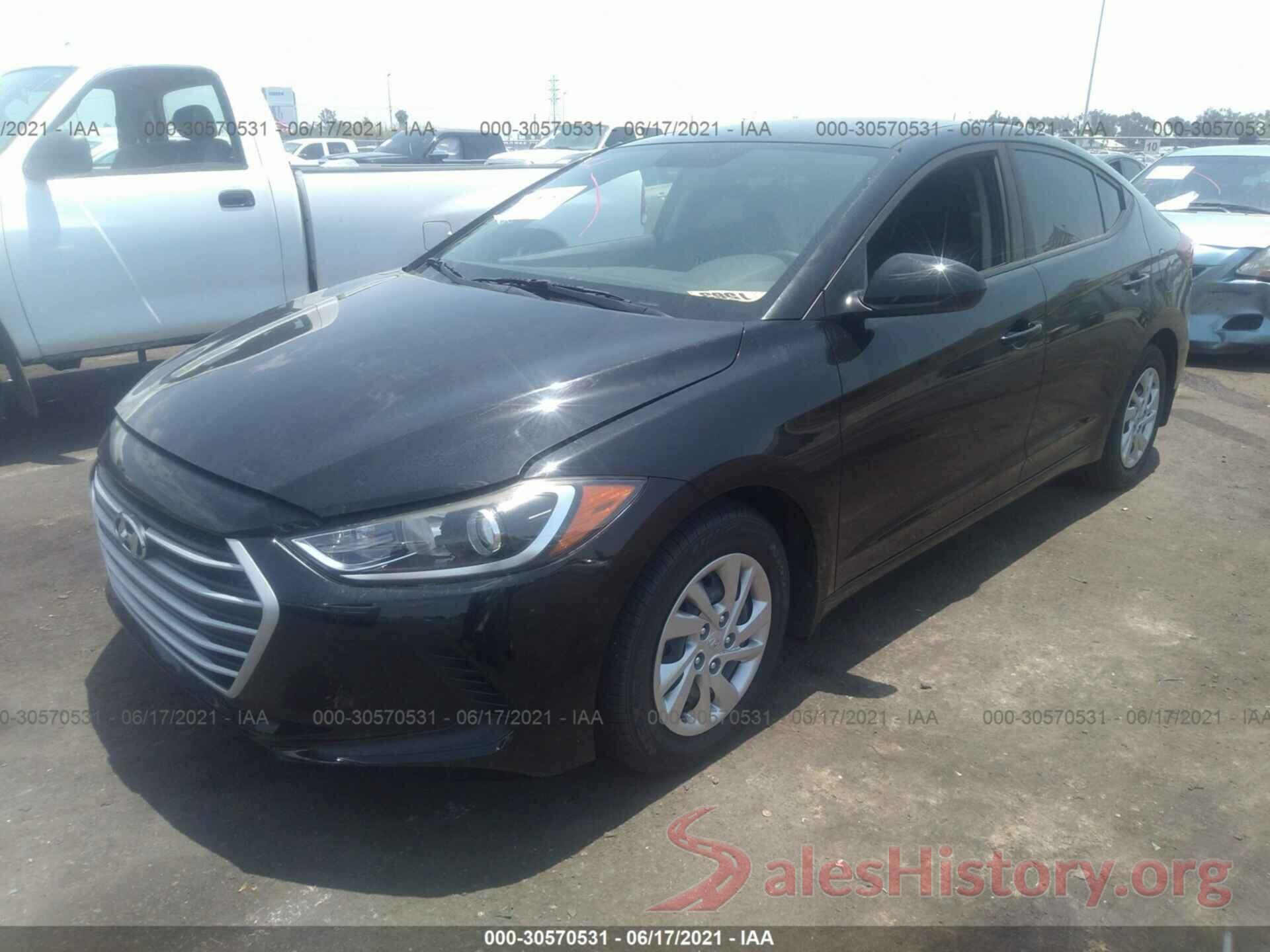 KMHD74LF2HU394847 2017 HYUNDAI ELANTRA