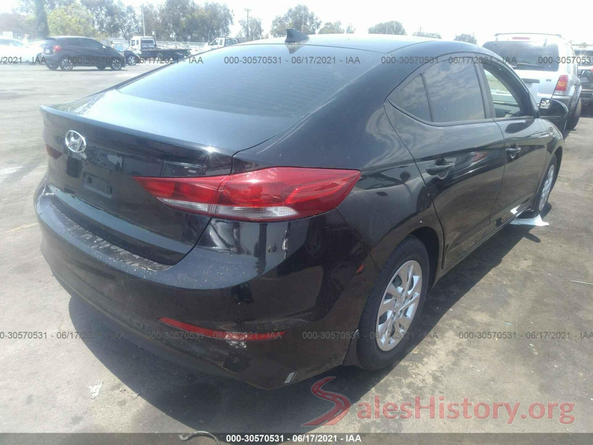 KMHD74LF2HU394847 2017 HYUNDAI ELANTRA