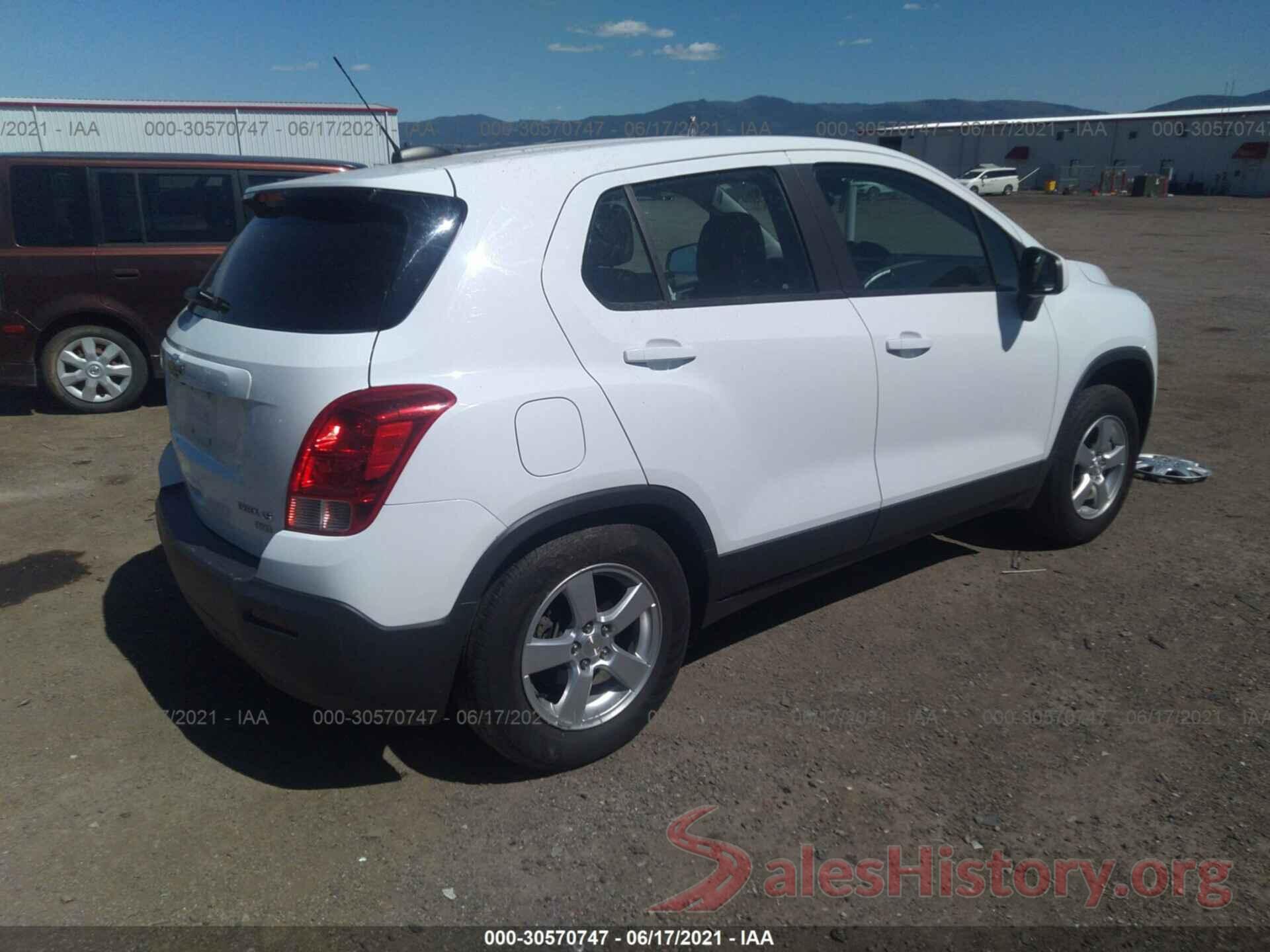 3GNCJNSB2GL233145 2016 CHEVROLET TRAX