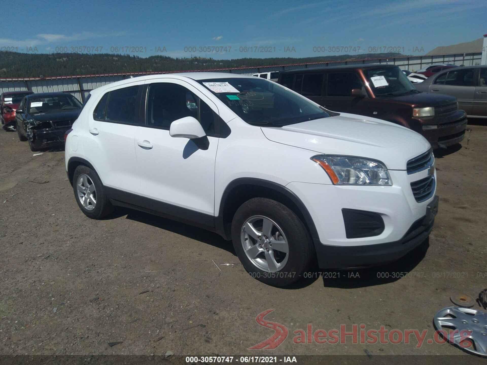 3GNCJNSB2GL233145 2016 CHEVROLET TRAX