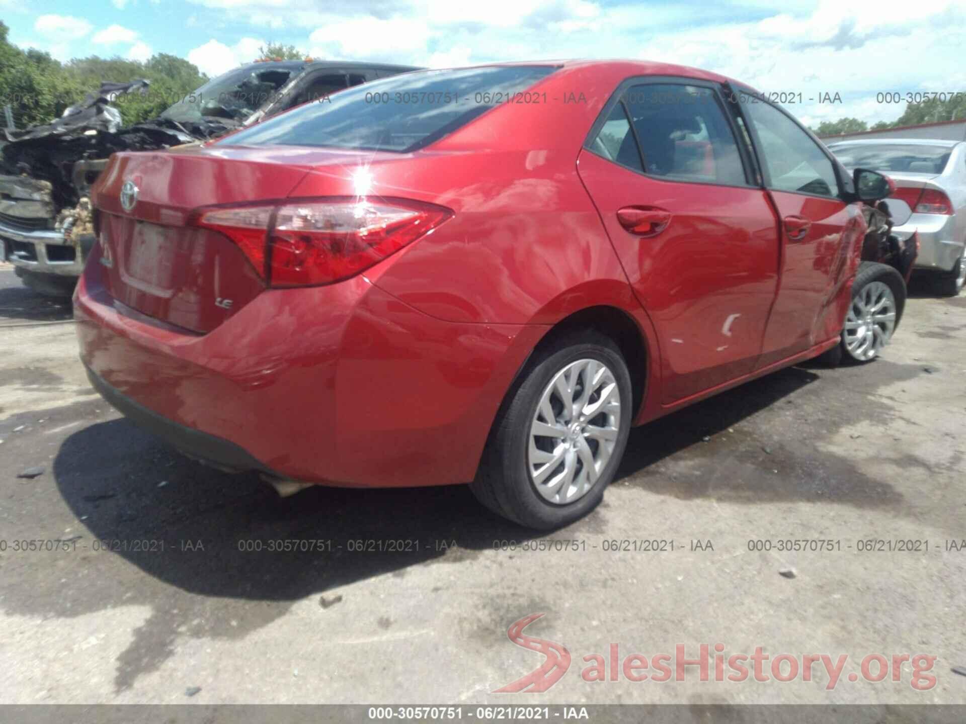 5YFBURHE1JP826316 2018 TOYOTA COROLLA