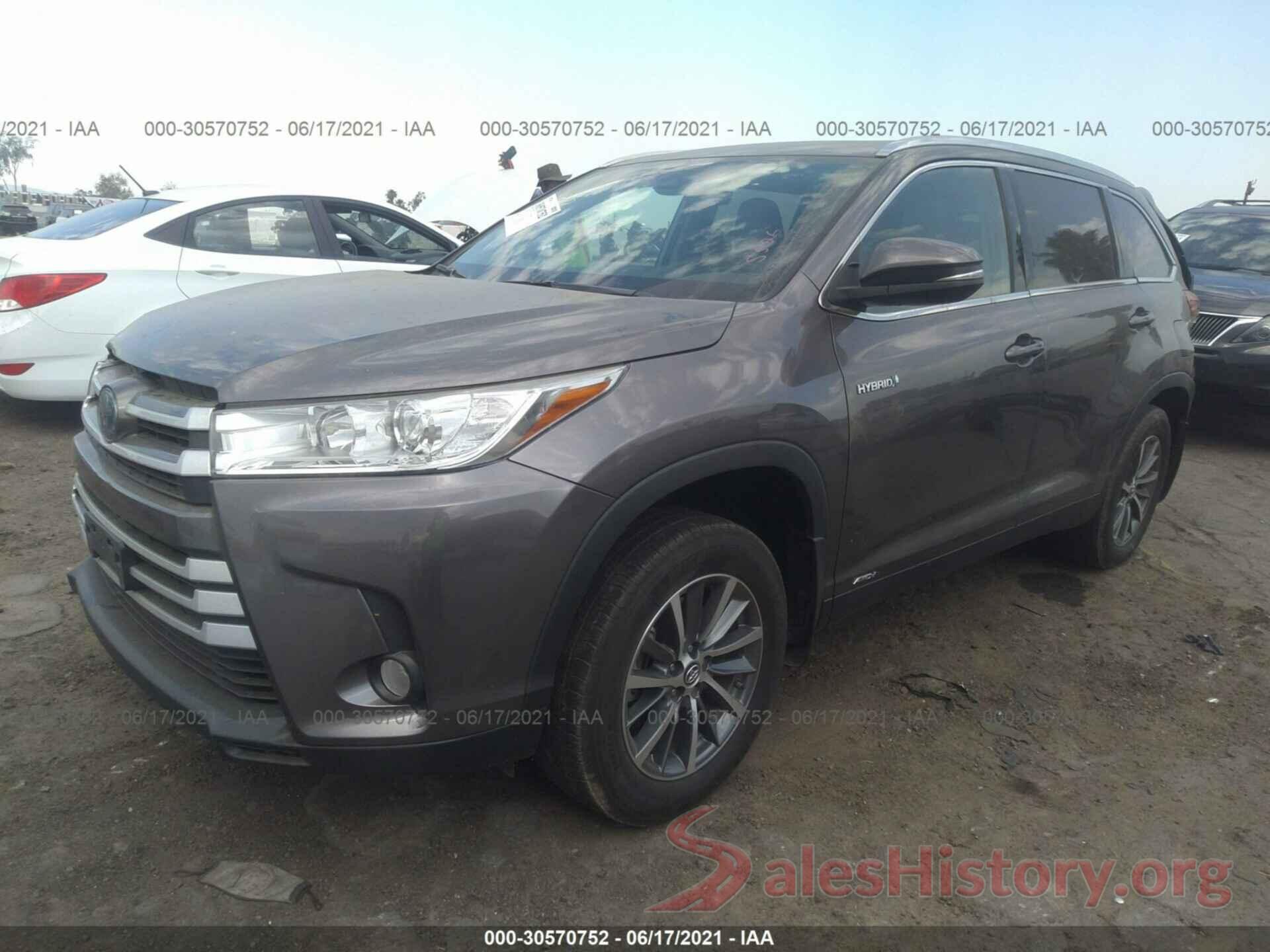 5TDJGRFH4KS073664 2019 TOYOTA HIGHLANDER