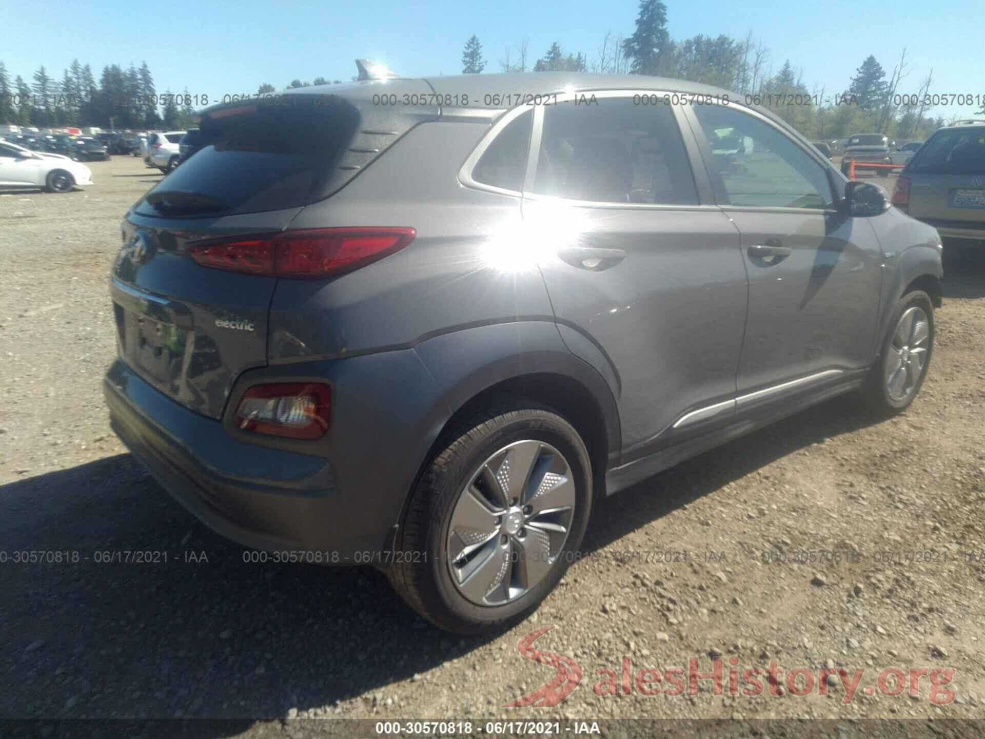 KM8K53AG2LU078943 2020 HYUNDAI KONA EV