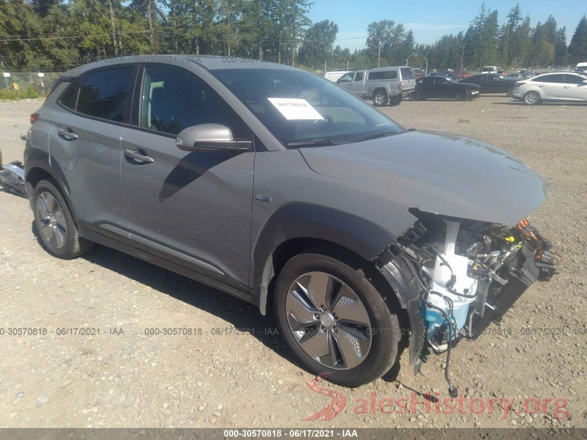 KM8K53AG2LU078943 2020 HYUNDAI KONA EV